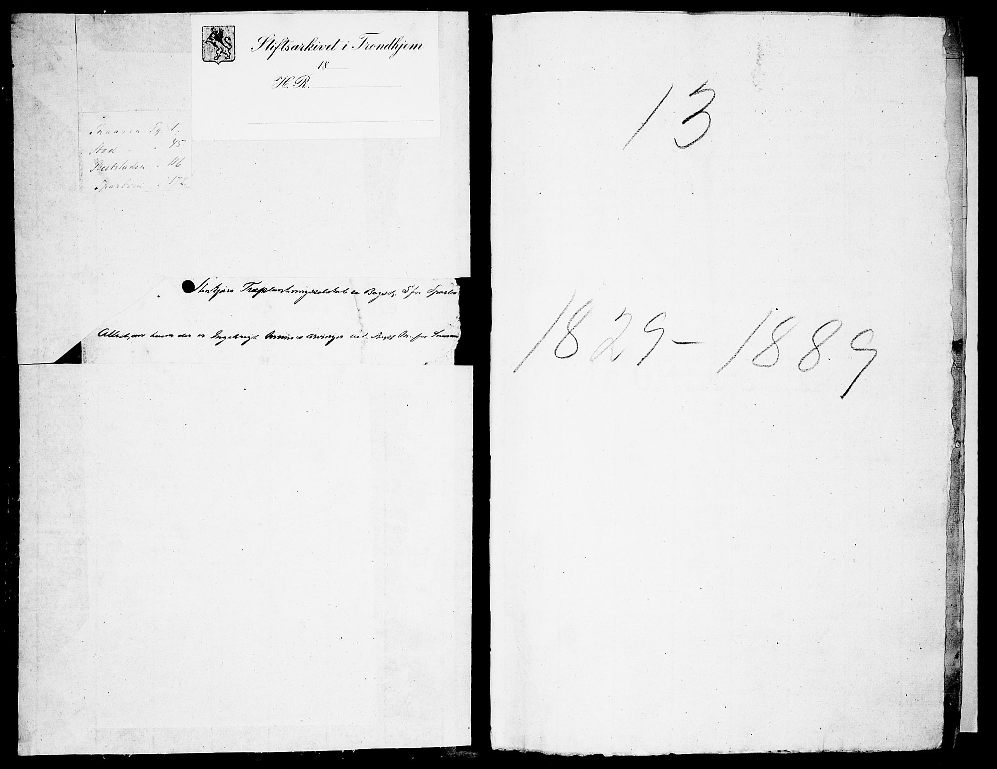 Inderøy sorenskriveri, SAT/A-4147/1/2/2B/L0003: Mortgage register no. 3, 1829-1889