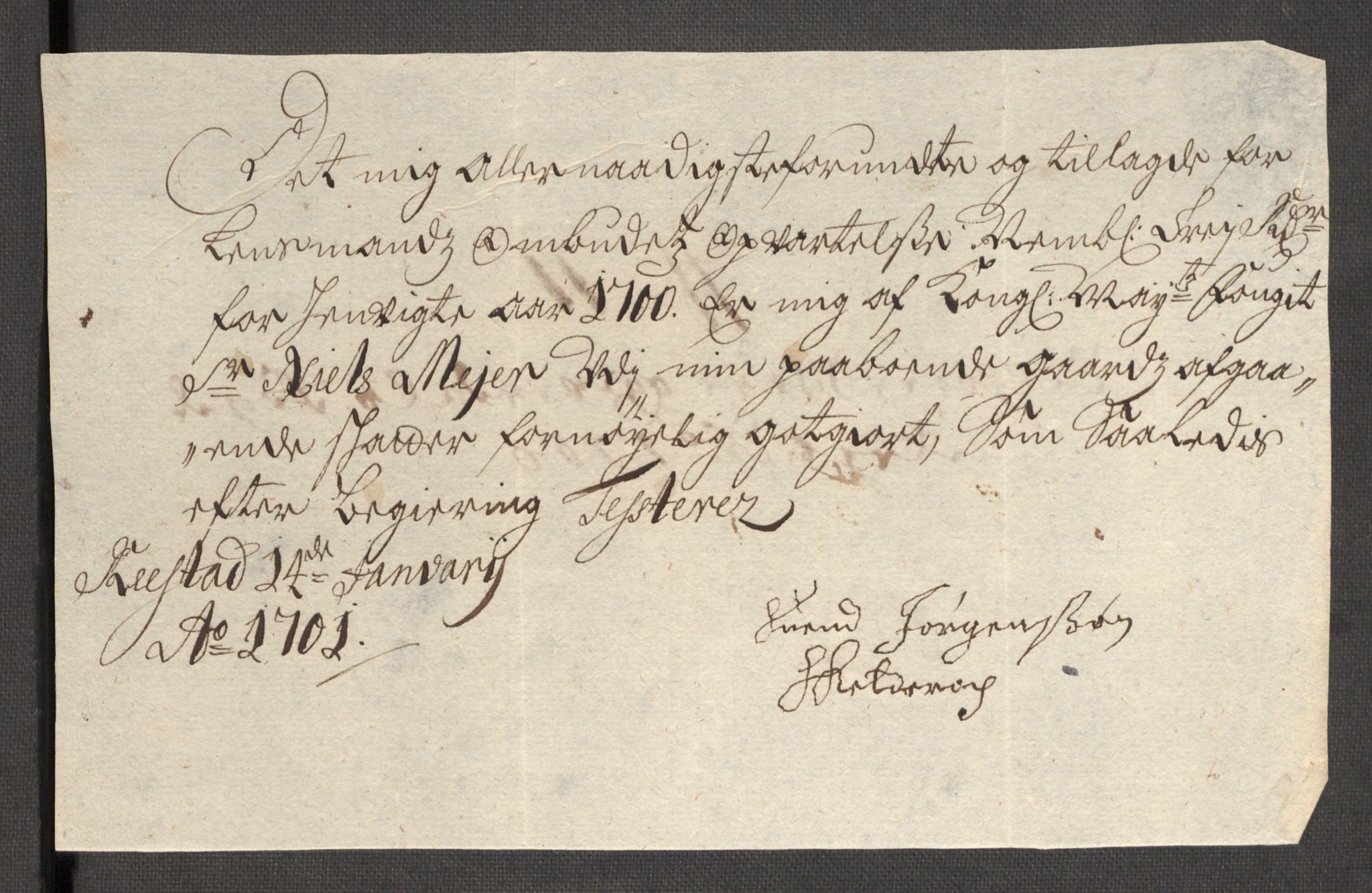 Rentekammeret inntil 1814, Reviderte regnskaper, Fogderegnskap, AV/RA-EA-4092/R62/L4192: Fogderegnskap Stjørdal og Verdal, 1700, p. 234