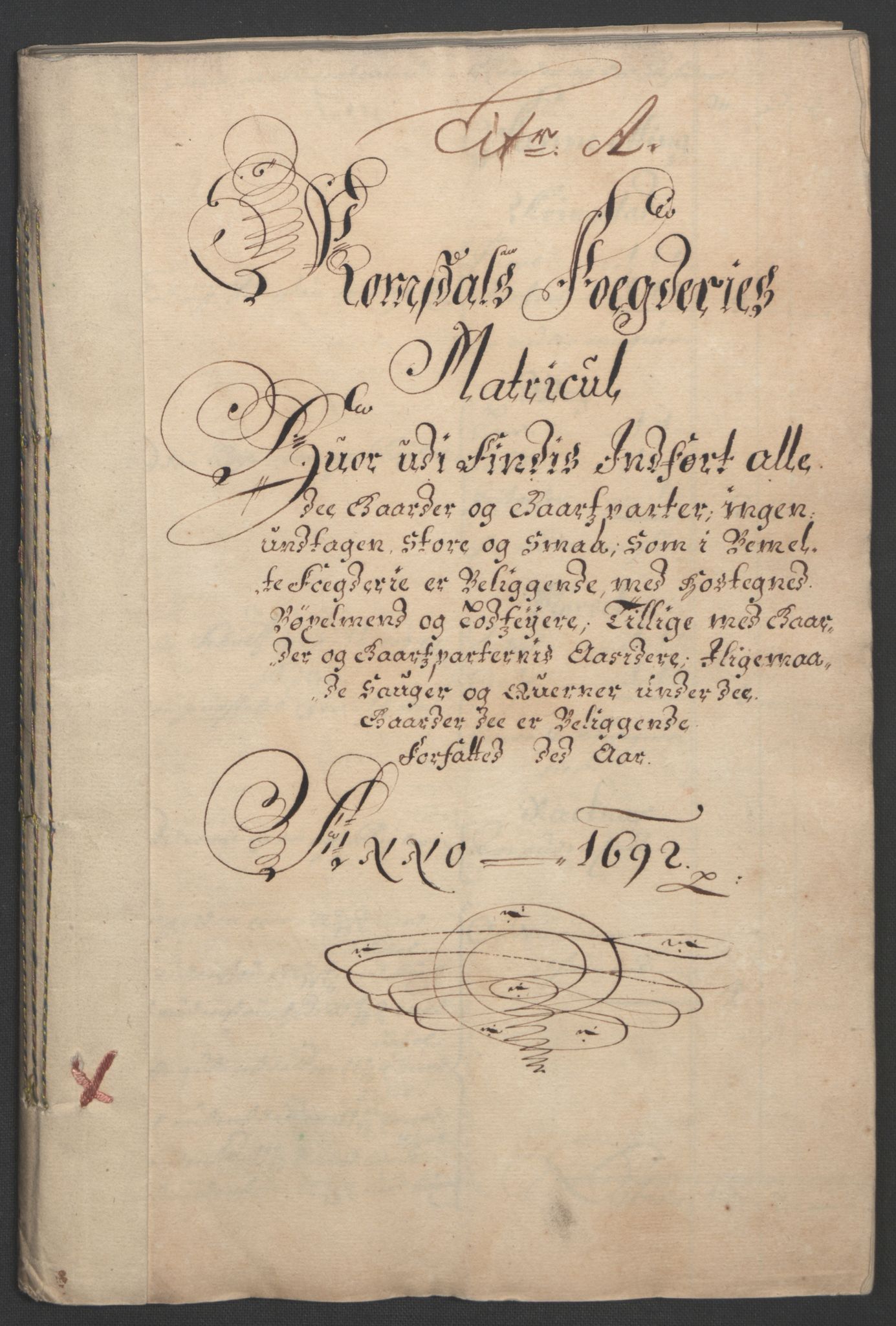 Rentekammeret inntil 1814, Reviderte regnskaper, Fogderegnskap, RA/EA-4092/R55/L3650: Fogderegnskap Romsdal, 1692, p. 12