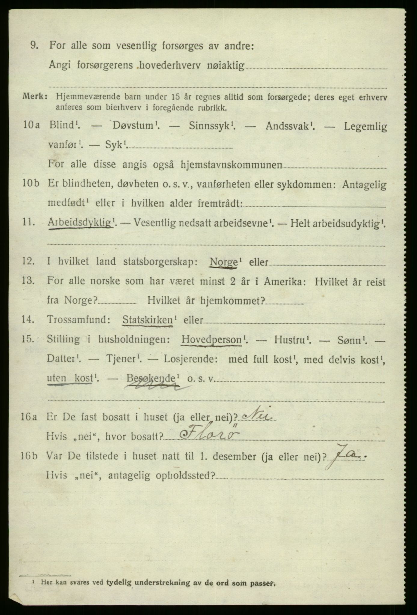 SAB, 1920 census for Kinn, 1920, p. 5114