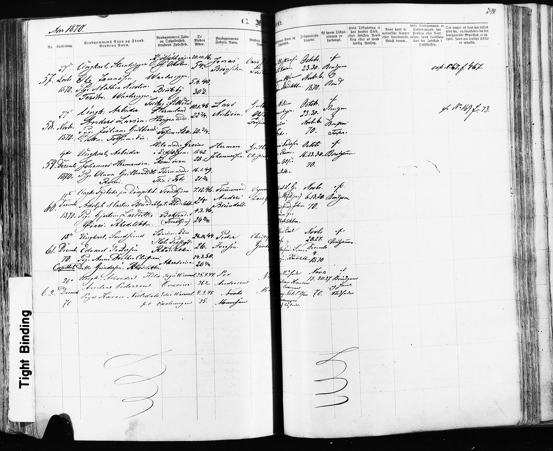 Østre Aker prestekontor Kirkebøker, AV/SAO-A-10840/F/Fa/L0003: Parish register (official) no. I 3, 1869-1875, p. 394