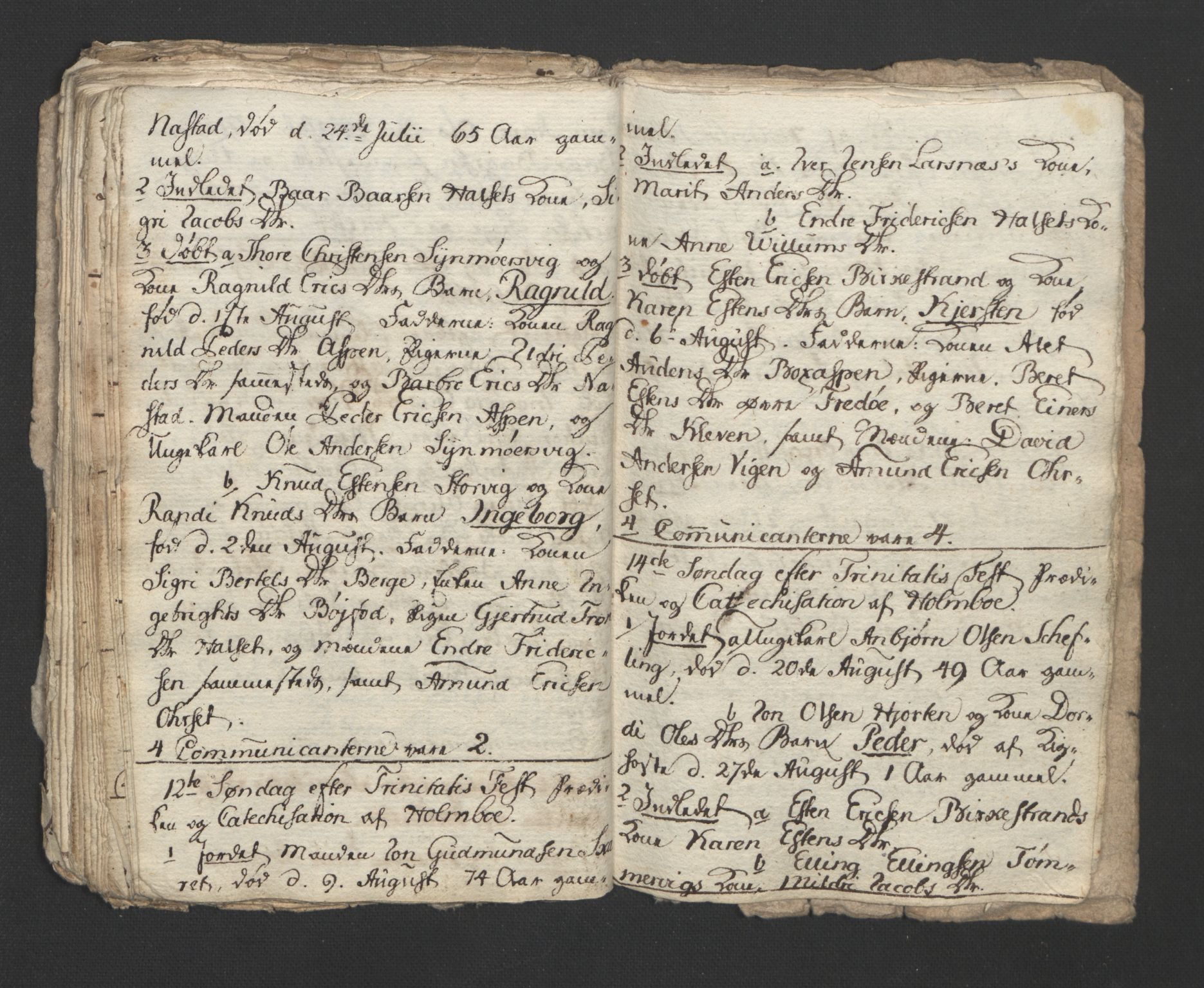 Ministerialprotokoller, klokkerbøker og fødselsregistre - Møre og Romsdal, SAT/A-1454/573/L0874: Parish register (copy) no. 573C02, 1803-1811