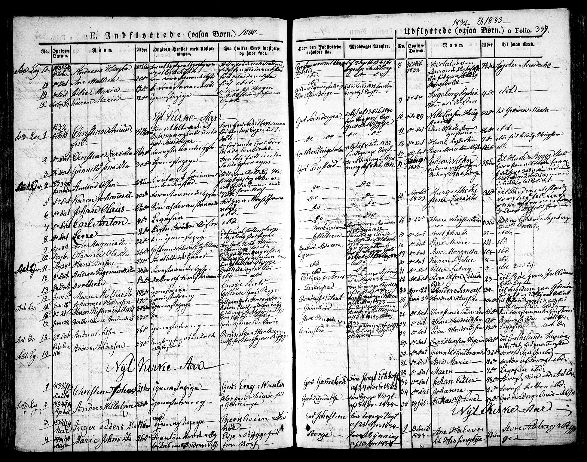 Råde prestekontor kirkebøker, SAO/A-2009/F/Fa/L0005: Parish register (official) no. 5, 1830-1853, p. 359