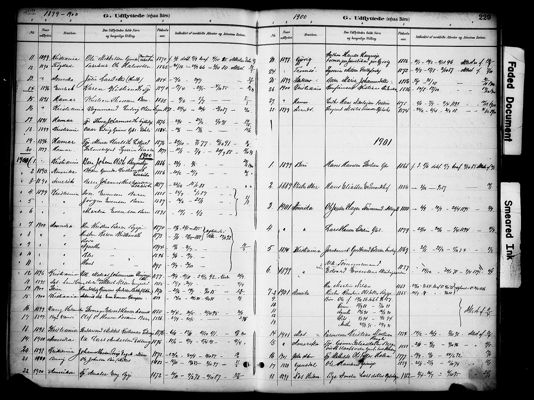 Ringsaker prestekontor, SAH/PREST-014/K/Ka/L0016: Parish register (official) no. 16, 1891-1904, p. 229