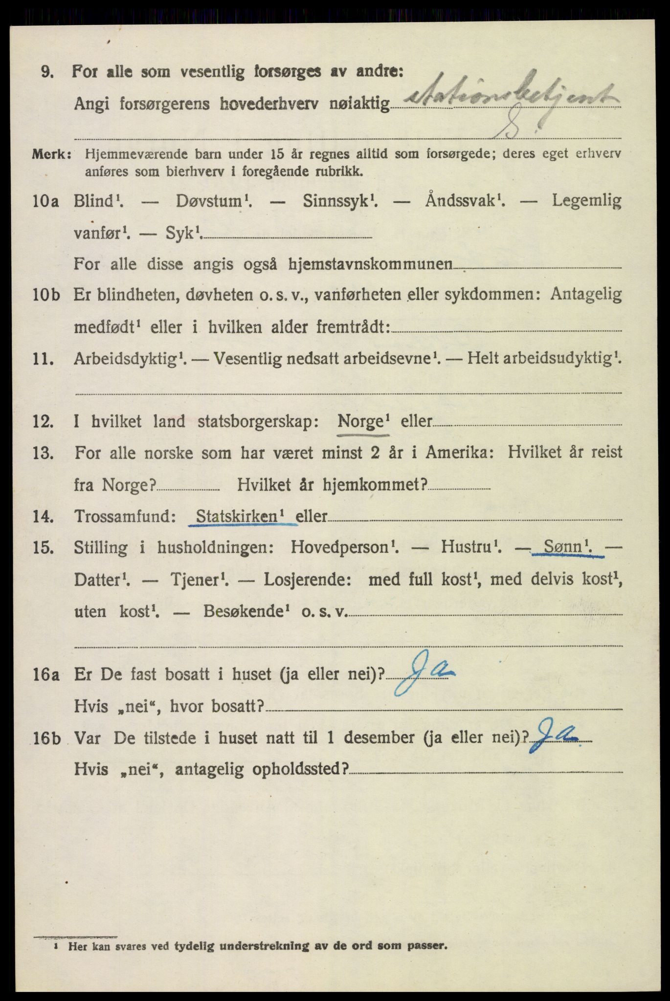 SAH, 1920 census for Løten, 1920, p. 7140