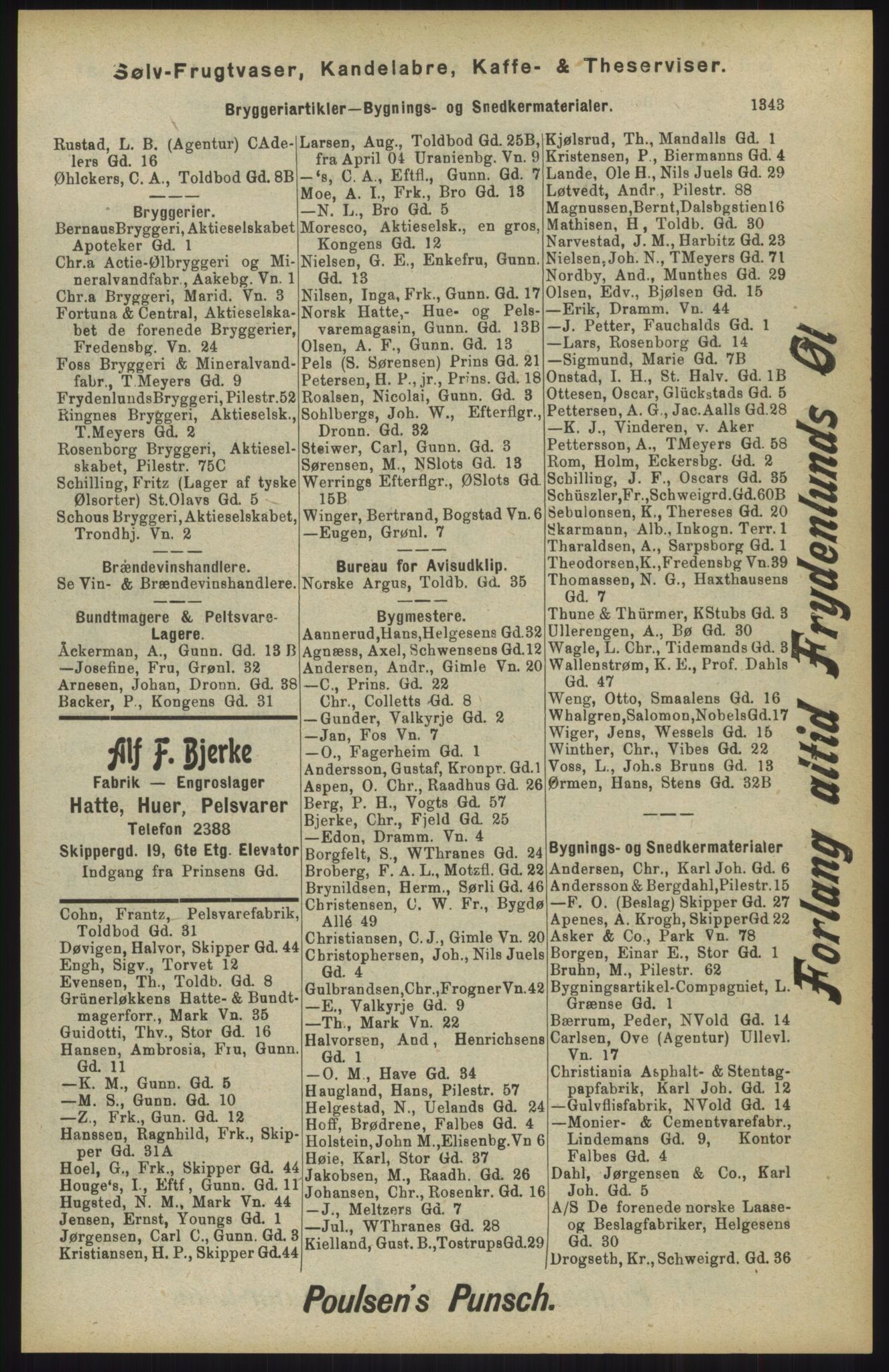 Kristiania/Oslo adressebok, PUBL/-, 1904, p. 1343