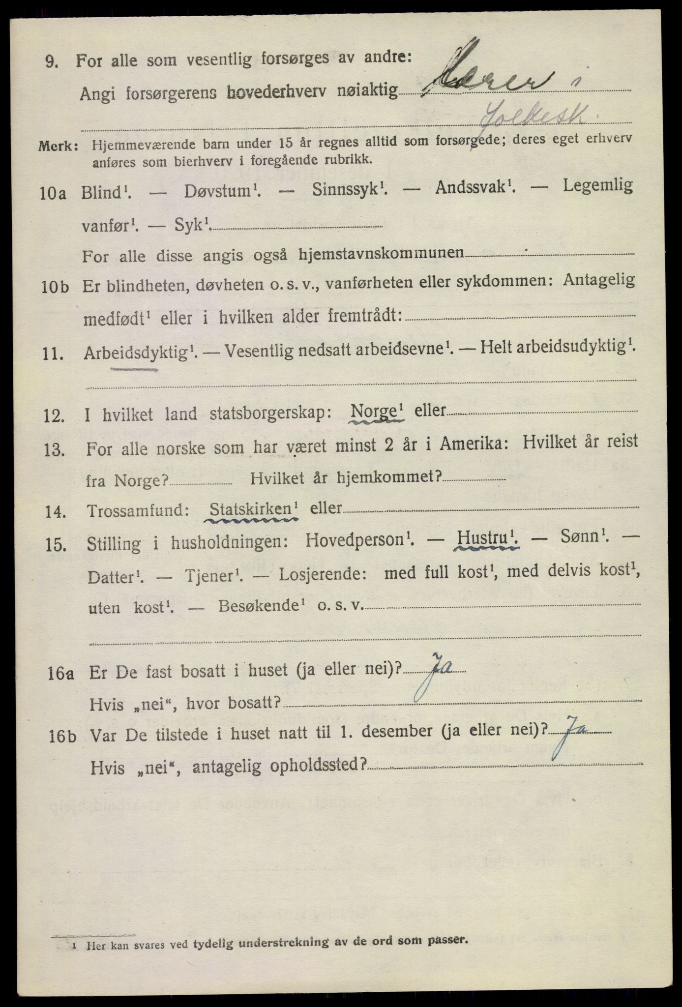 SAKO, 1920 census for Ytre Sandsvær, 1920, p. 4519