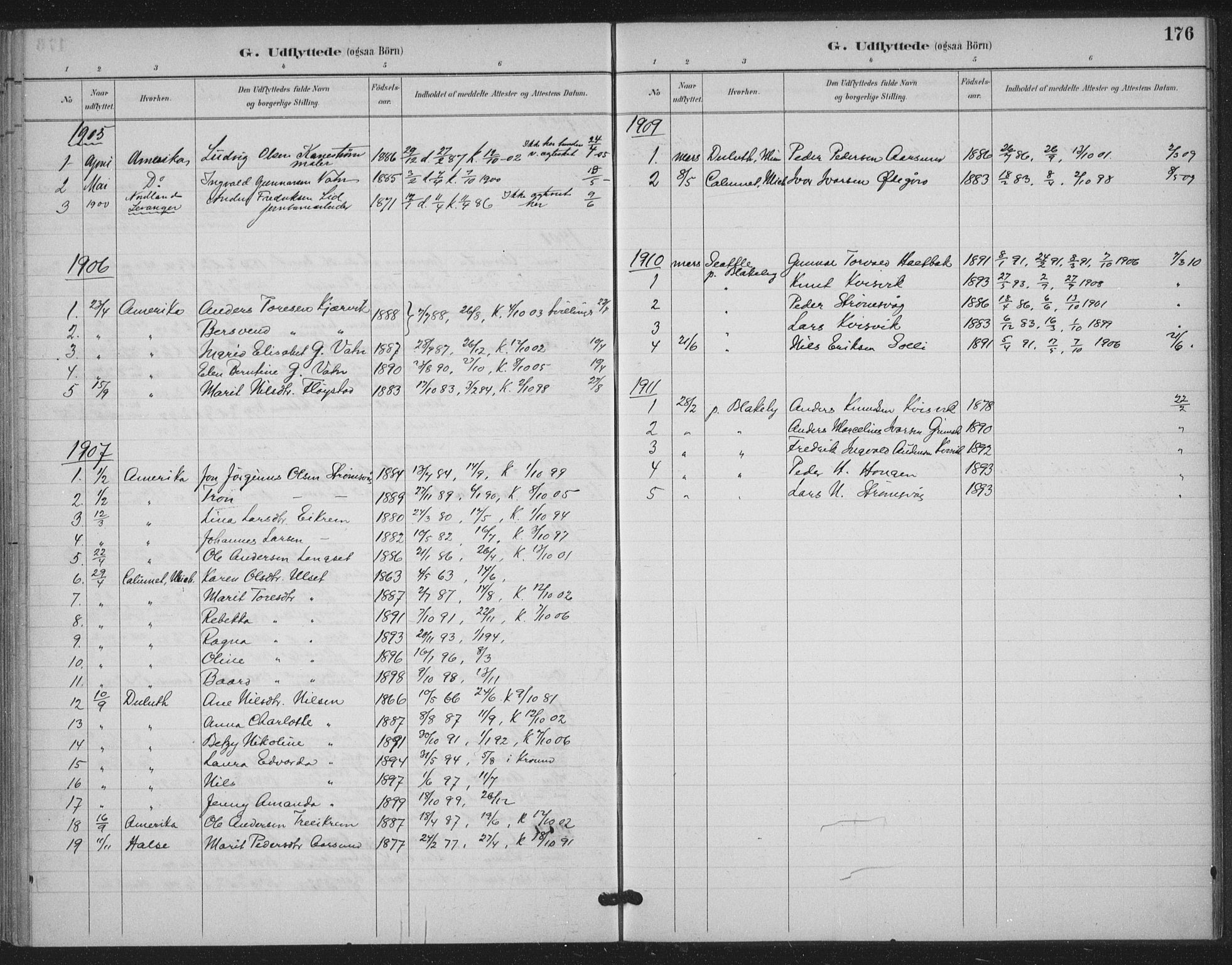 Ministerialprotokoller, klokkerbøker og fødselsregistre - Møre og Romsdal, AV/SAT-A-1454/587/L1000: Parish register (official) no. 587A02, 1887-1910, p. 176