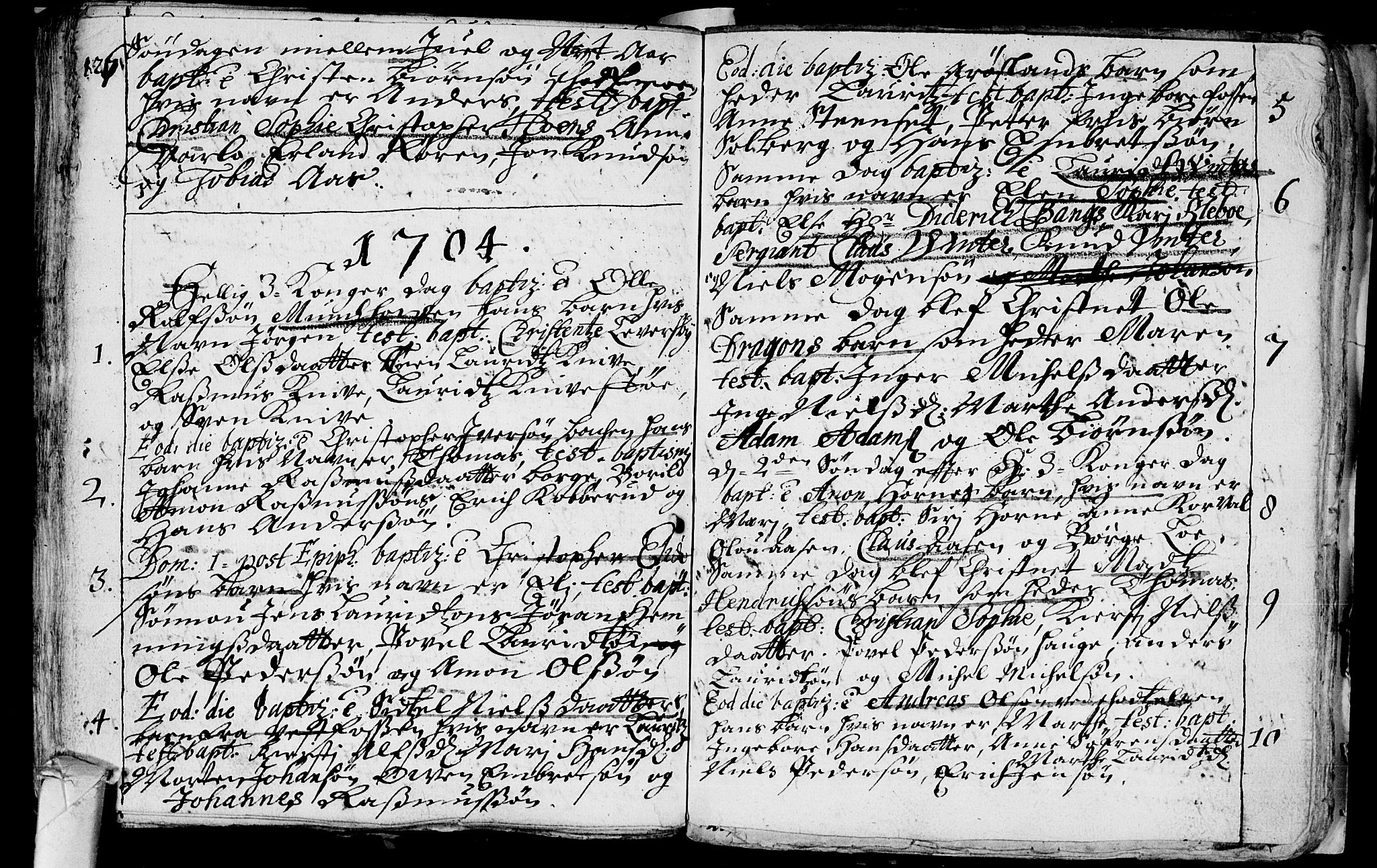 Eiker kirkebøker, SAKO/A-4/F/Fa/L0001: Parish register (official) no. I 1 /1, 1683-1704