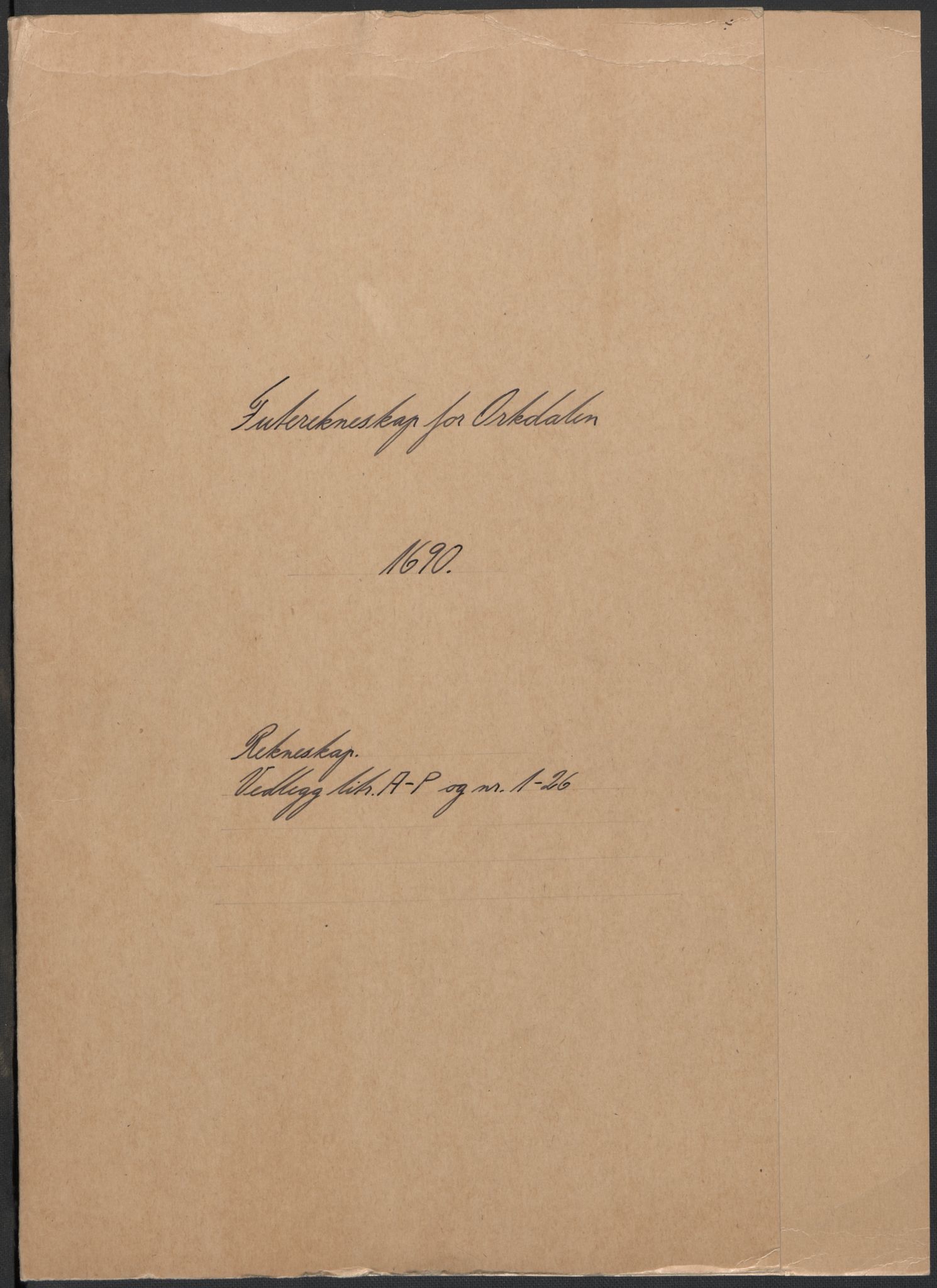 Rentekammeret inntil 1814, Reviderte regnskaper, Fogderegnskap, RA/EA-4092/R58/L3936: Fogderegnskap Orkdal, 1689-1690, p. 250