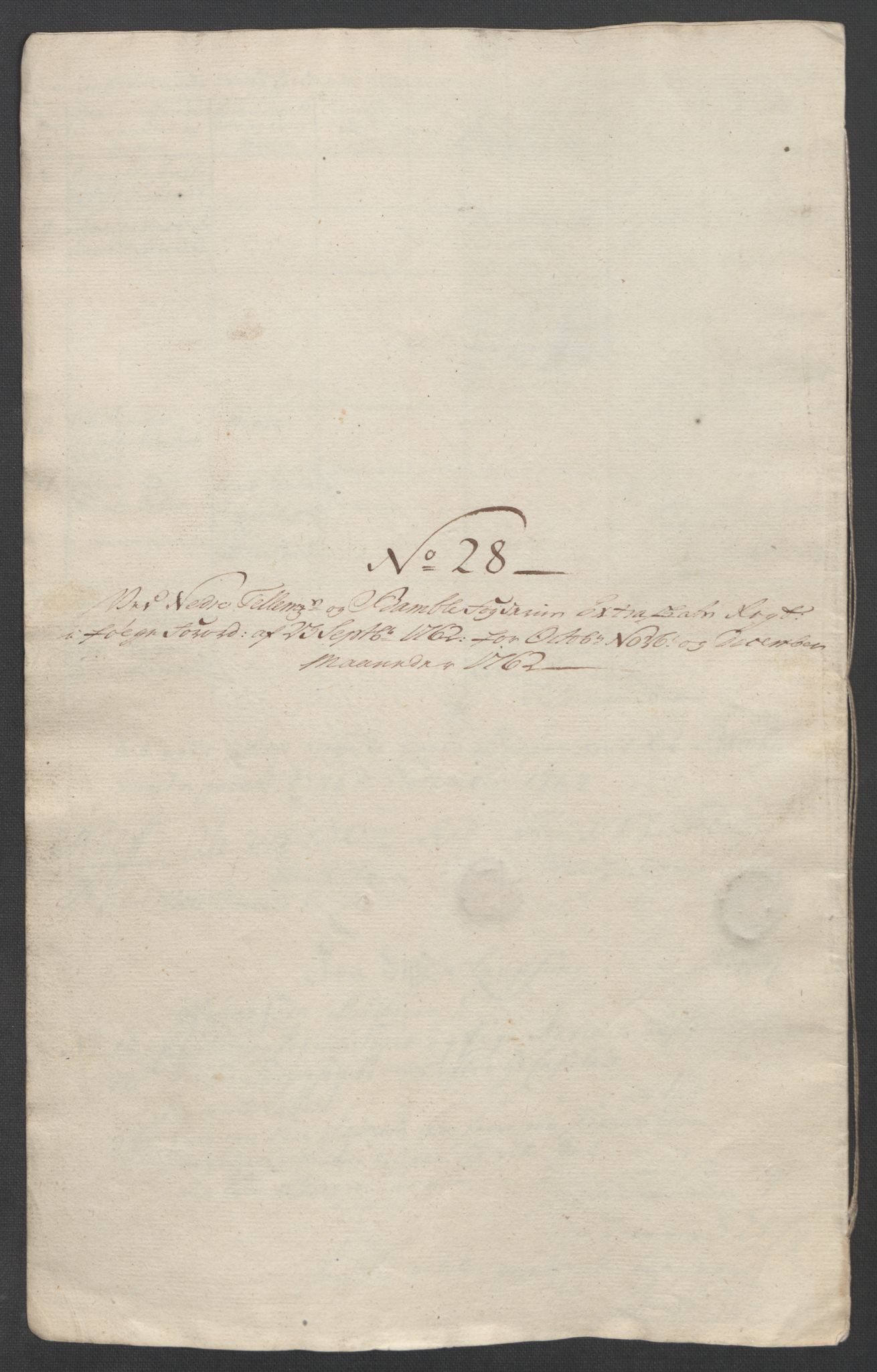 Rentekammeret inntil 1814, Reviderte regnskaper, Fogderegnskap, AV/RA-EA-4092/R37/L2239: Ekstraskatten Nedre Telemark og Bamble, 1762-1763, p. 259