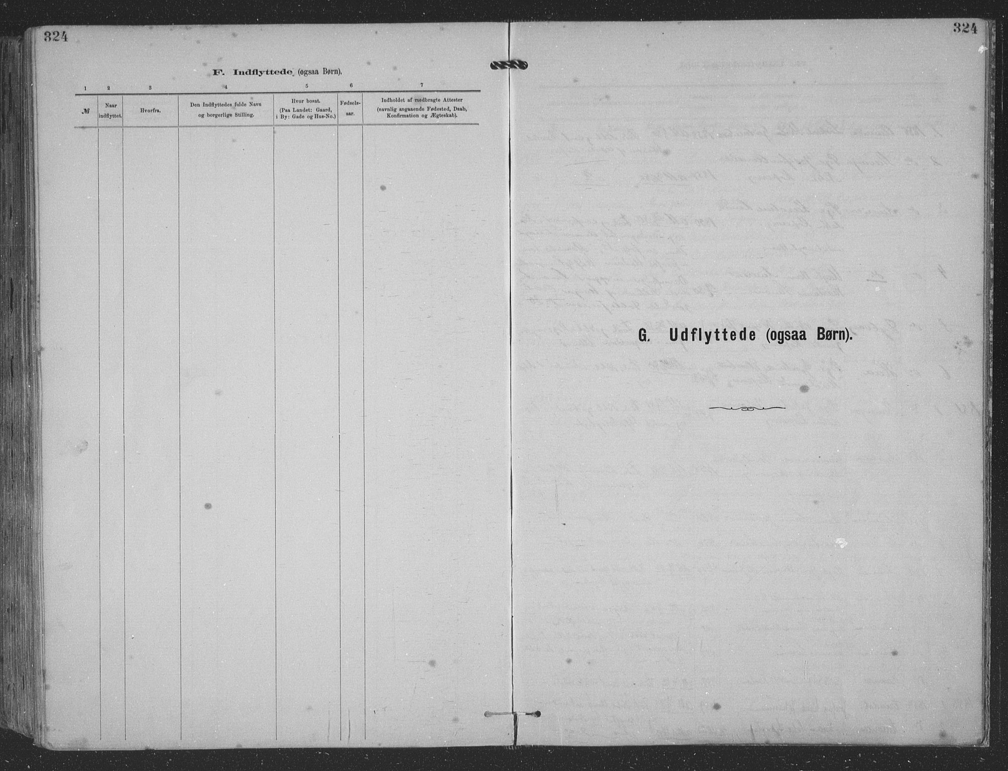 Kopervik sokneprestkontor, SAST/A-101850/H/Ha/Haa/L0001: Parish register (official) no. A 1, 1880-1919, p. 324