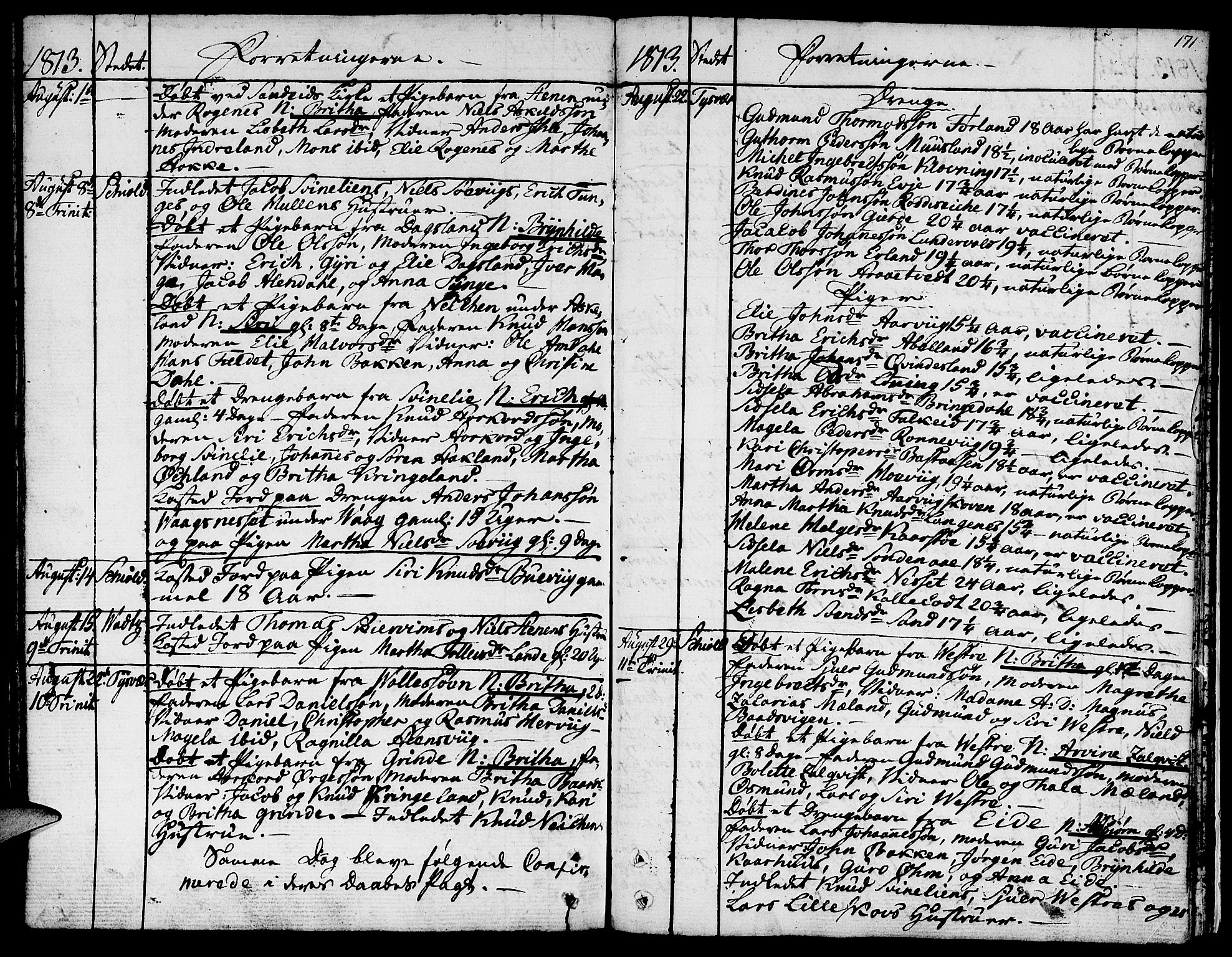 Skjold sokneprestkontor, AV/SAST-A-101847/H/Ha/Haa/L0002: Parish register (official) no. A 2, 1786-1815, p. 171