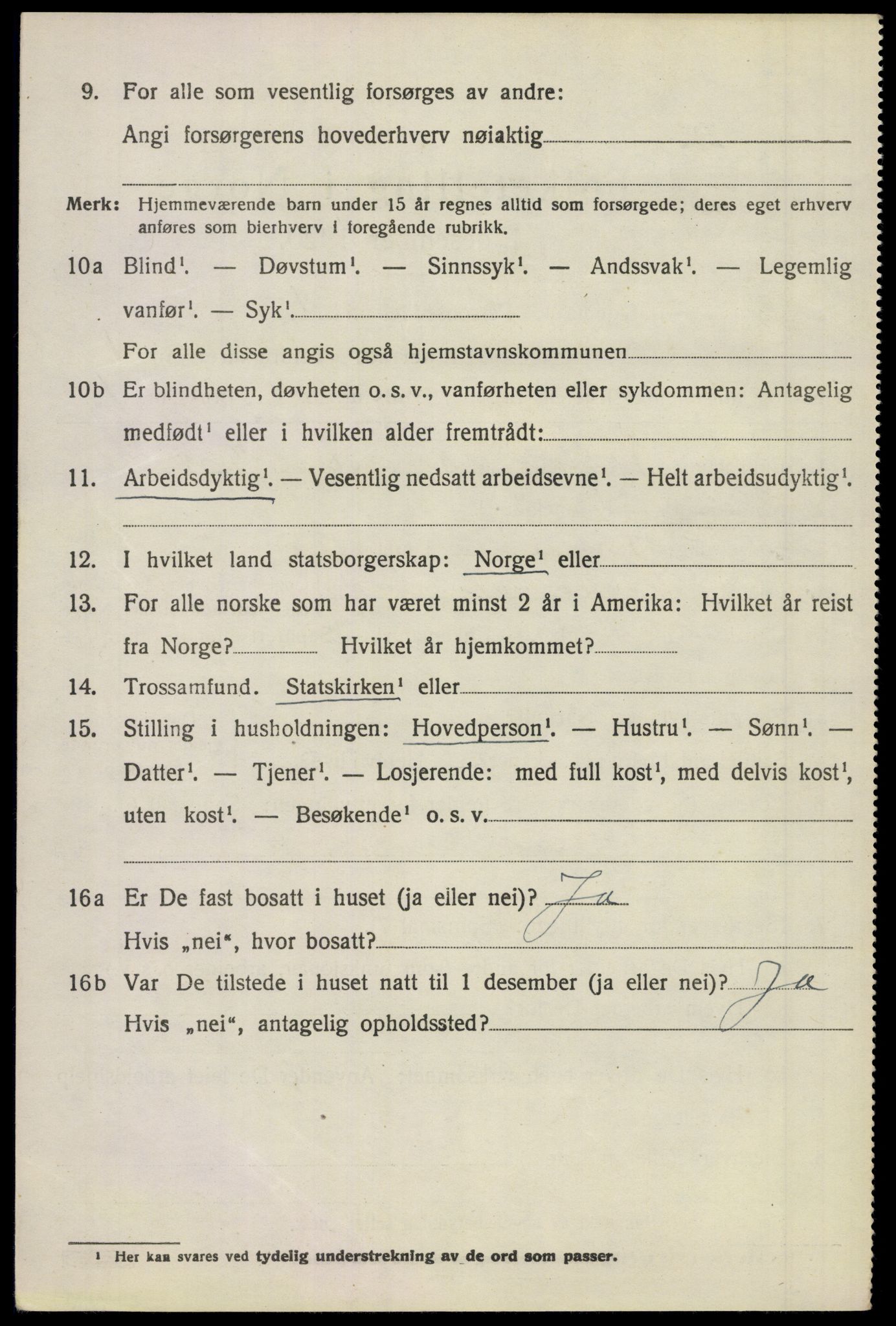 SAKO, 1920 census for Ramnes, 1920, p. 1945