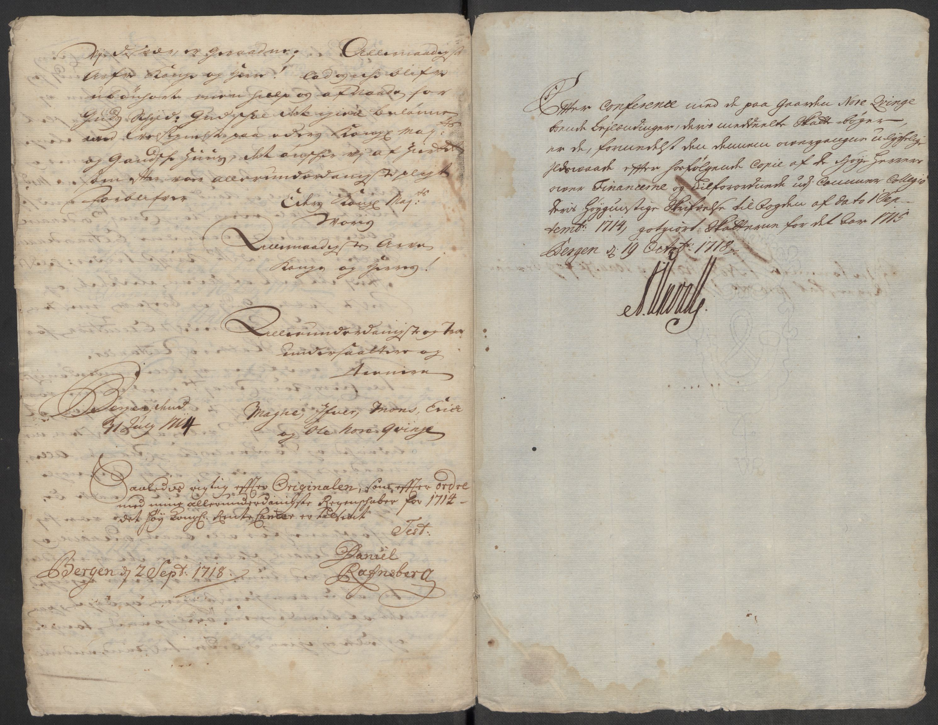 Rentekammeret inntil 1814, Reviderte regnskaper, Fogderegnskap, AV/RA-EA-4092/R51/L3198: Fogderegnskap Nordhordland og Voss, 1715, p. 289