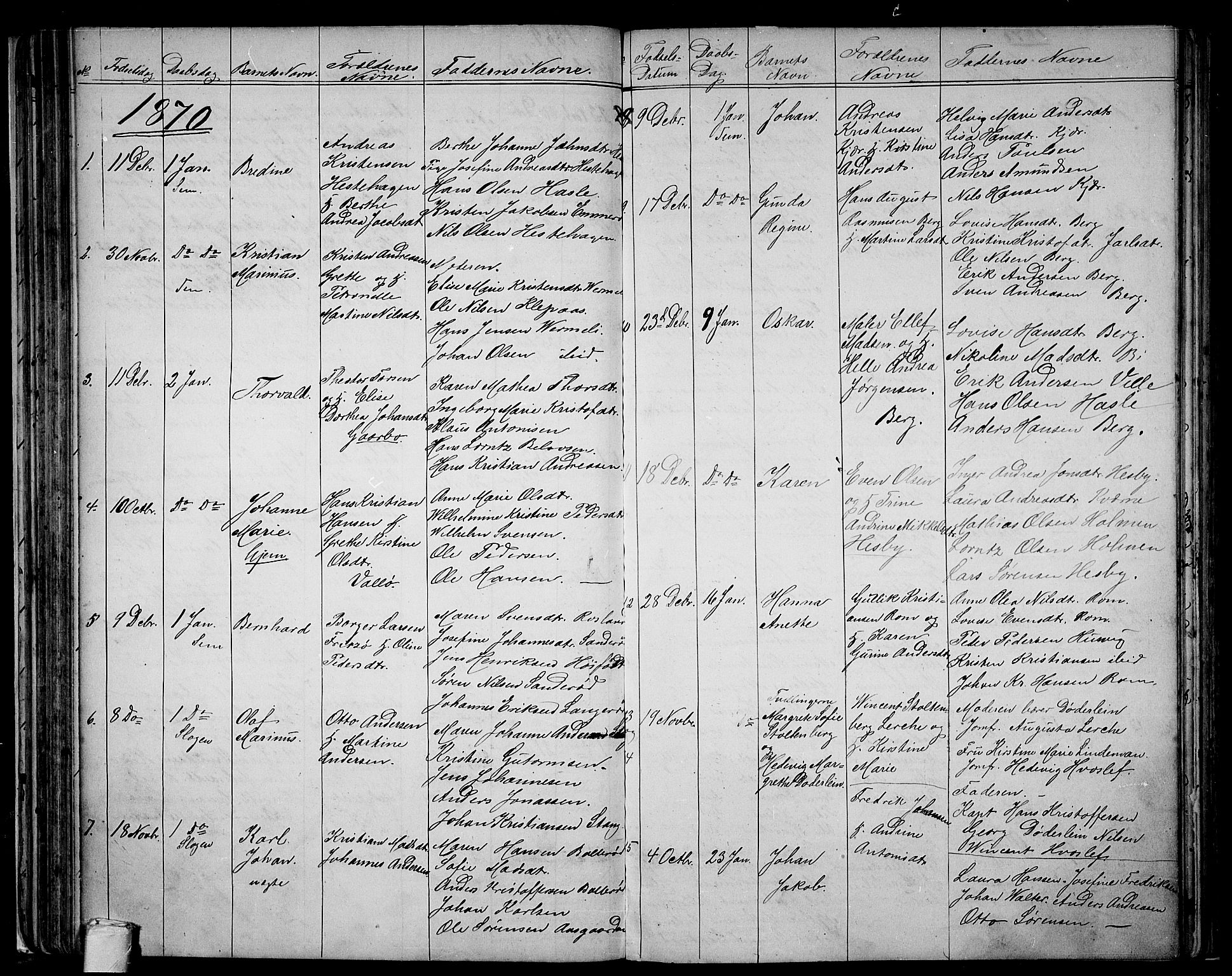 Sem kirkebøker, AV/SAKO-A-5/G/Ga/L0004: Parish register (copy) no. I 4, 1855-1877