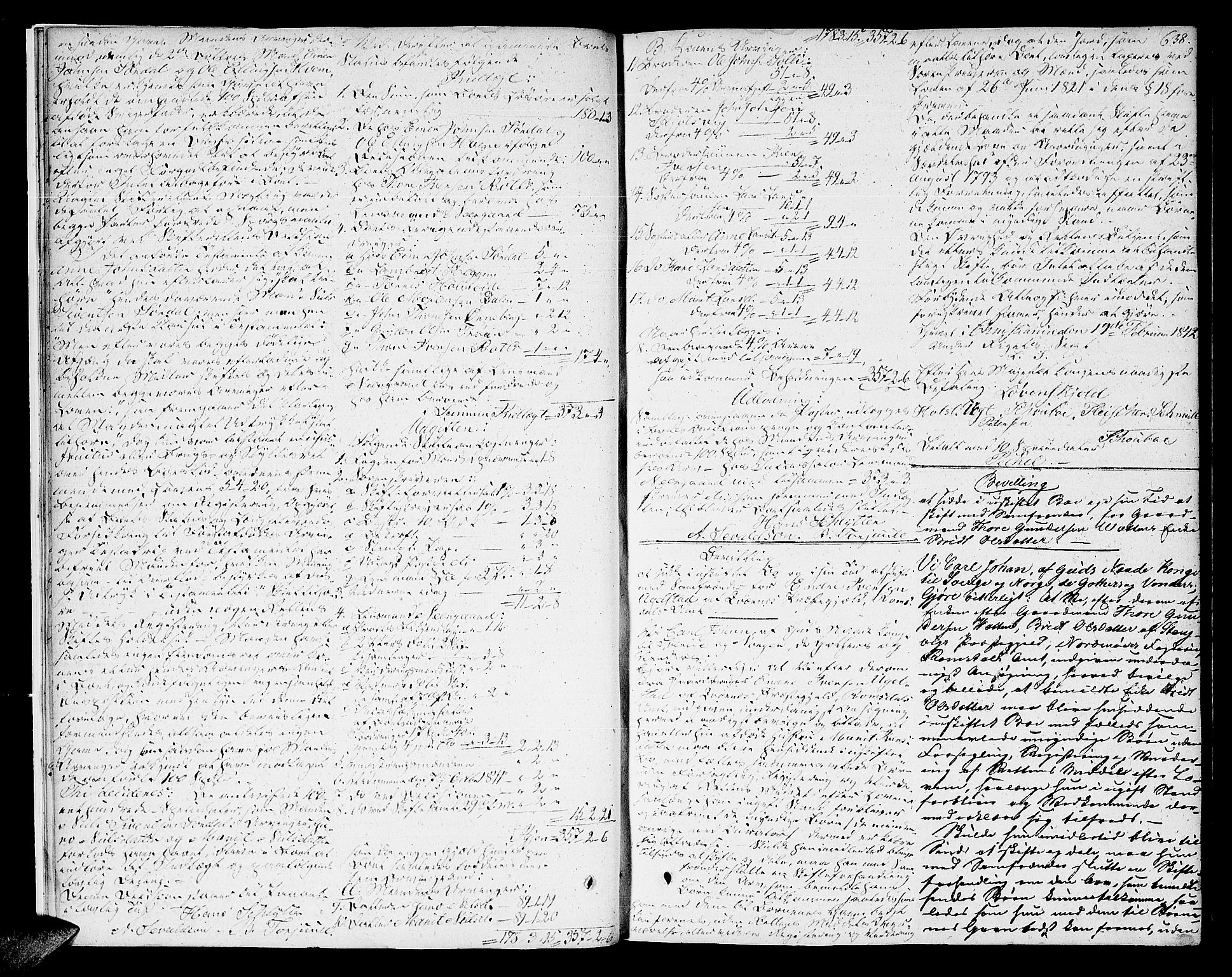 Nordmøre sorenskriveri, AV/SAT-A-4132/1/3/3A/L0031: Skifteprotokoll nr. 27c, 1841-1844, p. 637b-638a