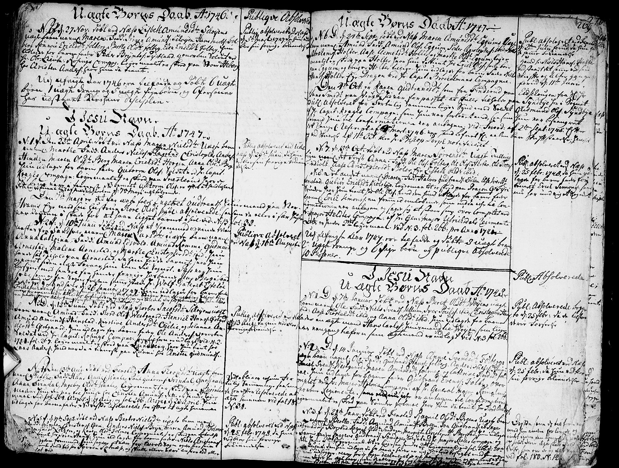 Nes prestekontor Kirkebøker, SAO/A-10410/F/Fa/L0003: Parish register (official) no. I 3, 1734-1781, p. 269