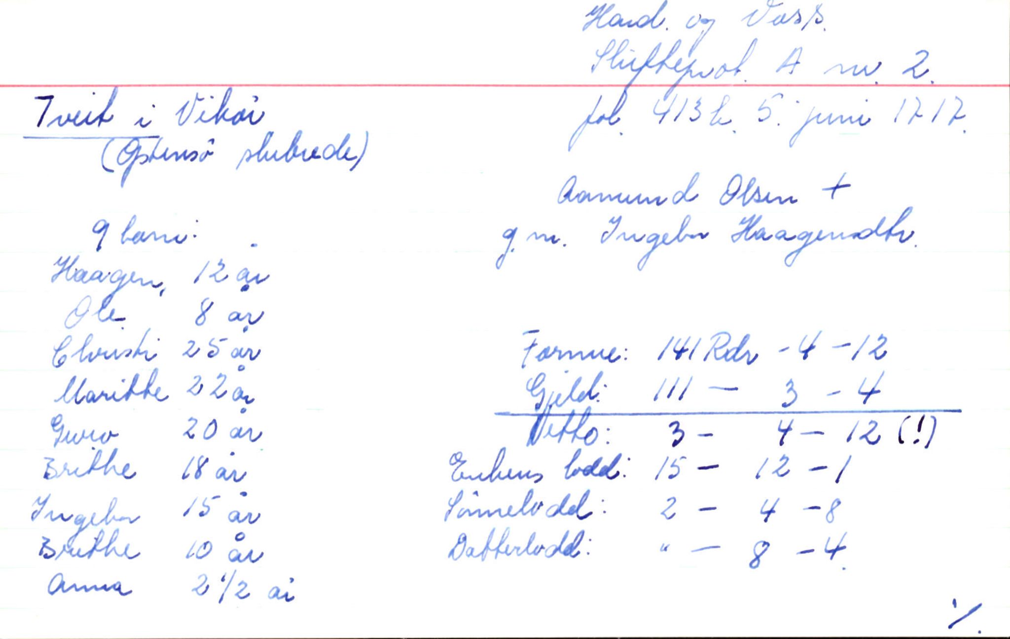 Skiftekort ved Statsarkivet i Bergen, SAB/SKIFTEKORT/002/L0001: Skifteprotokoll nr. 1-3, 1695-1721, p. 1417