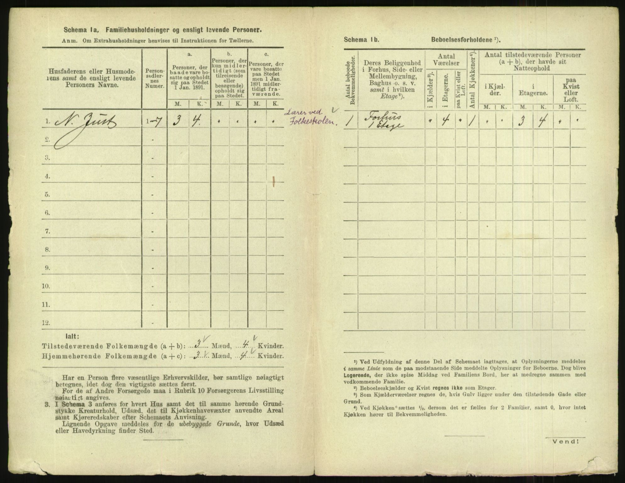 RA, 1891 census for 1004 Flekkefjord, 1891, p. 41