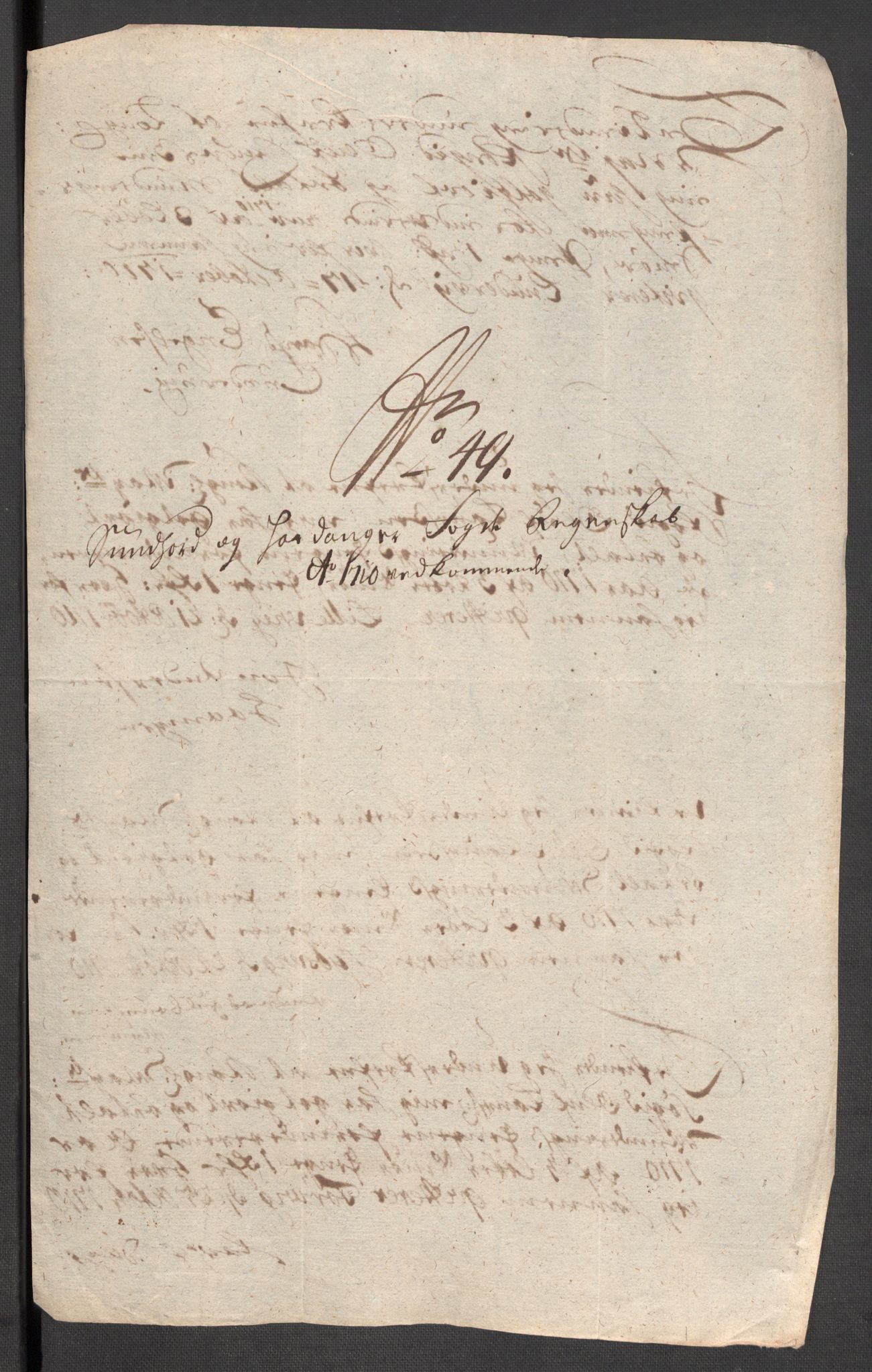 Rentekammeret inntil 1814, Reviderte regnskaper, Fogderegnskap, RA/EA-4092/R48/L2986: Fogderegnskap Sunnhordland og Hardanger, 1709-1710, p. 596