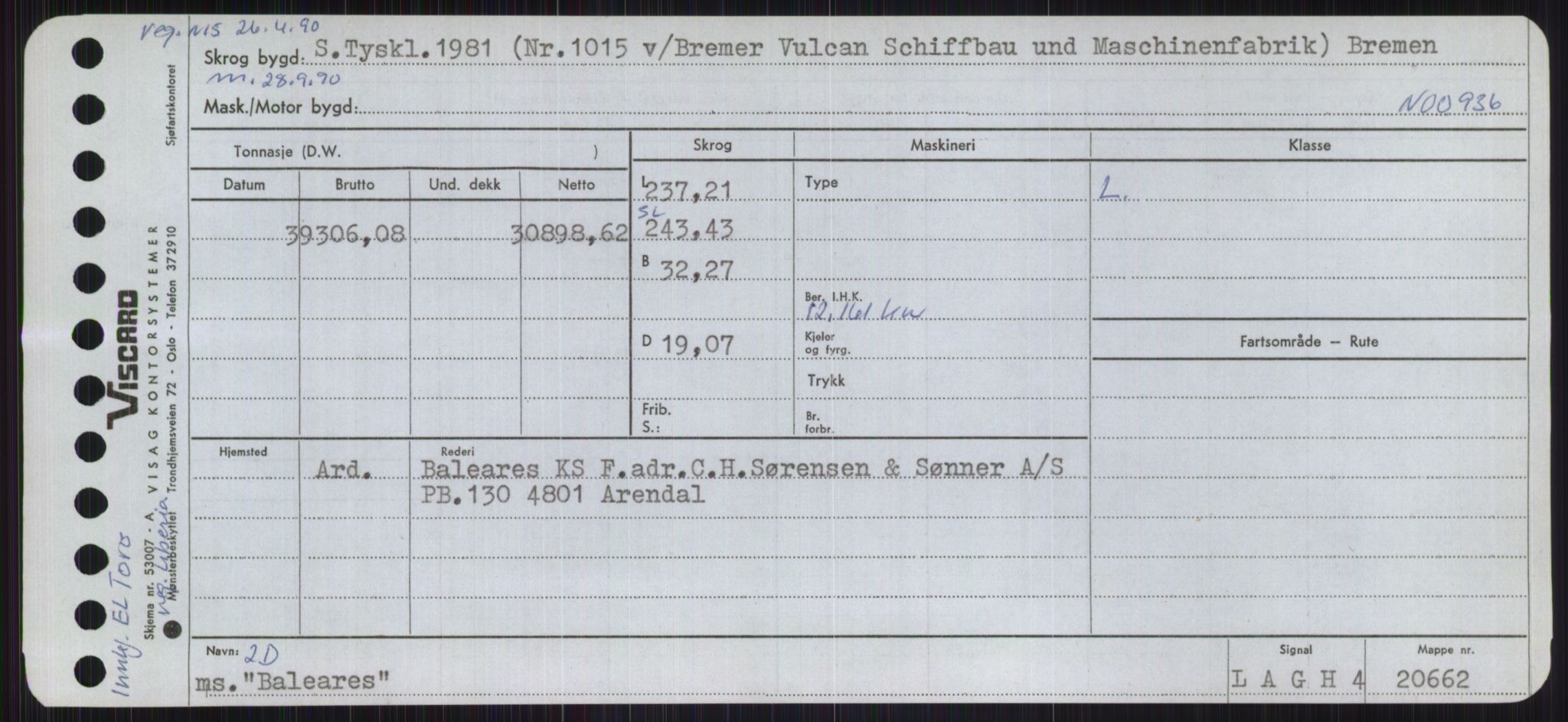 Sjøfartsdirektoratet med forløpere, Skipsmålingen, RA/S-1627/H/Ha/L0001/0001: Fartøy, A-Eig / Fartøy A-Bjøn, p. 607