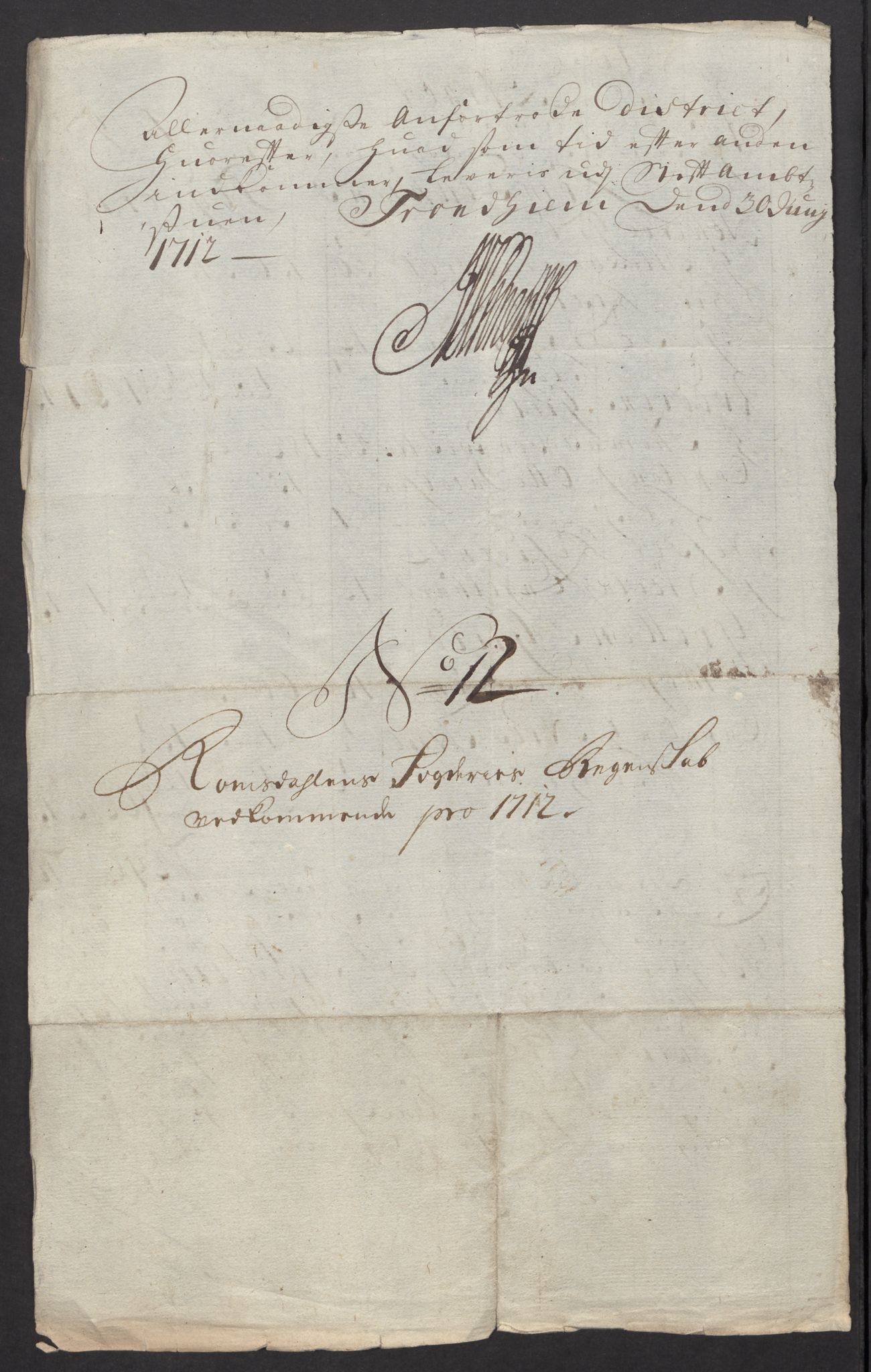 Rentekammeret inntil 1814, Reviderte regnskaper, Fogderegnskap, AV/RA-EA-4092/R55/L3661: Fogderegnskap Romsdal, 1712, p. 125