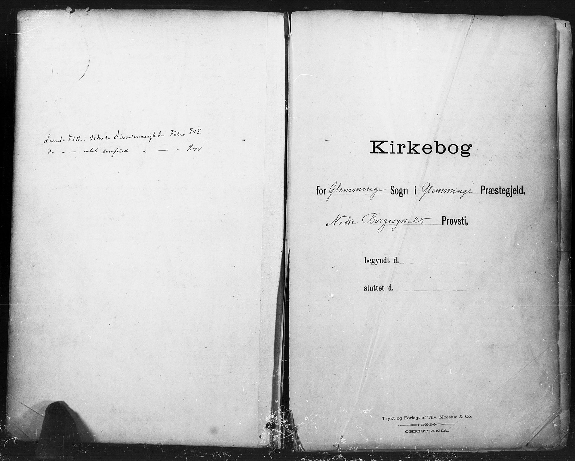 Glemmen prestekontor Kirkebøker, SAO/A-10908/F/Fa/L0013: Parish register (official) no. 13, 1892-1907
