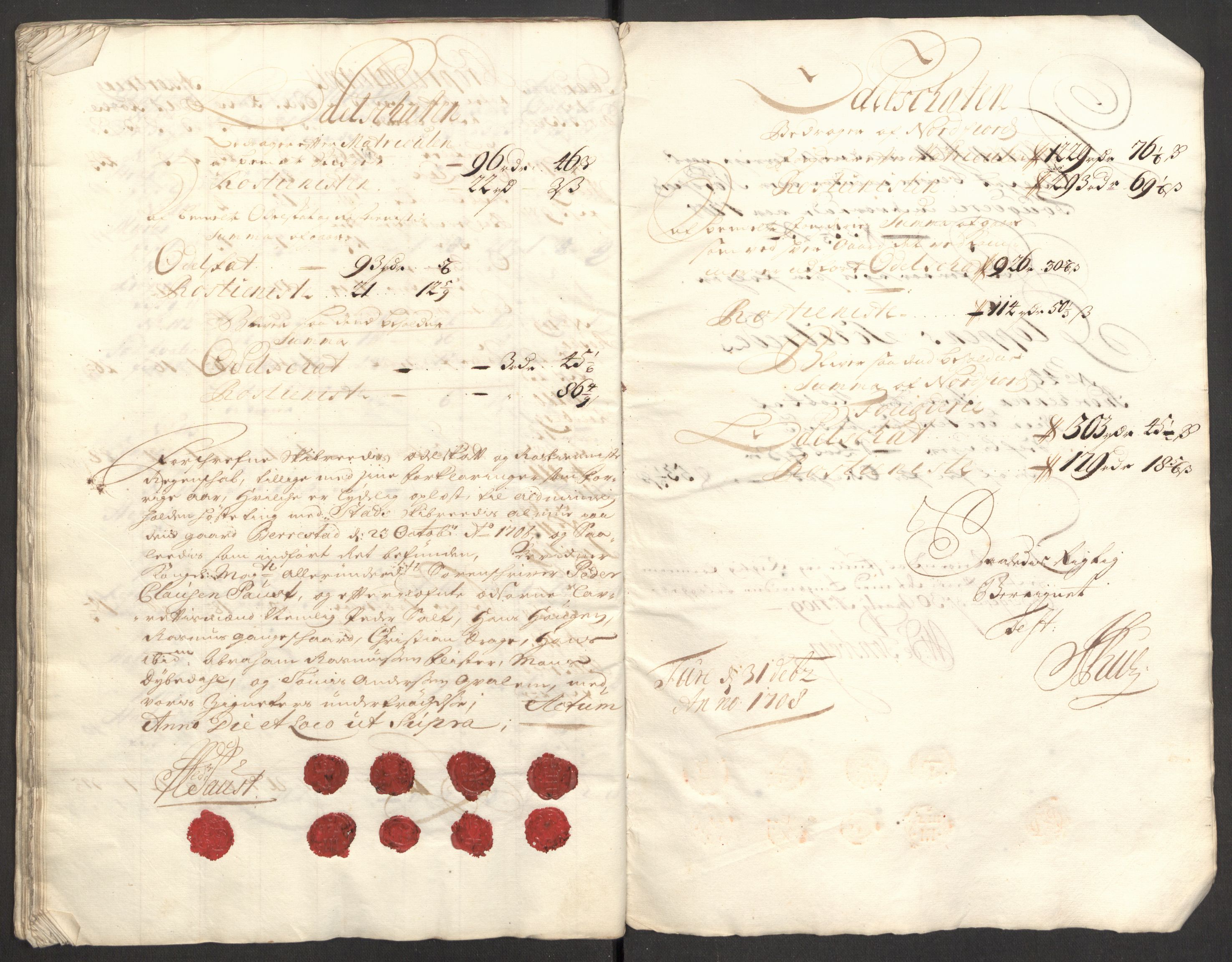 Rentekammeret inntil 1814, Reviderte regnskaper, Fogderegnskap, AV/RA-EA-4092/R53/L3431: Fogderegnskap Sunn- og Nordfjord, 1708, p. 170