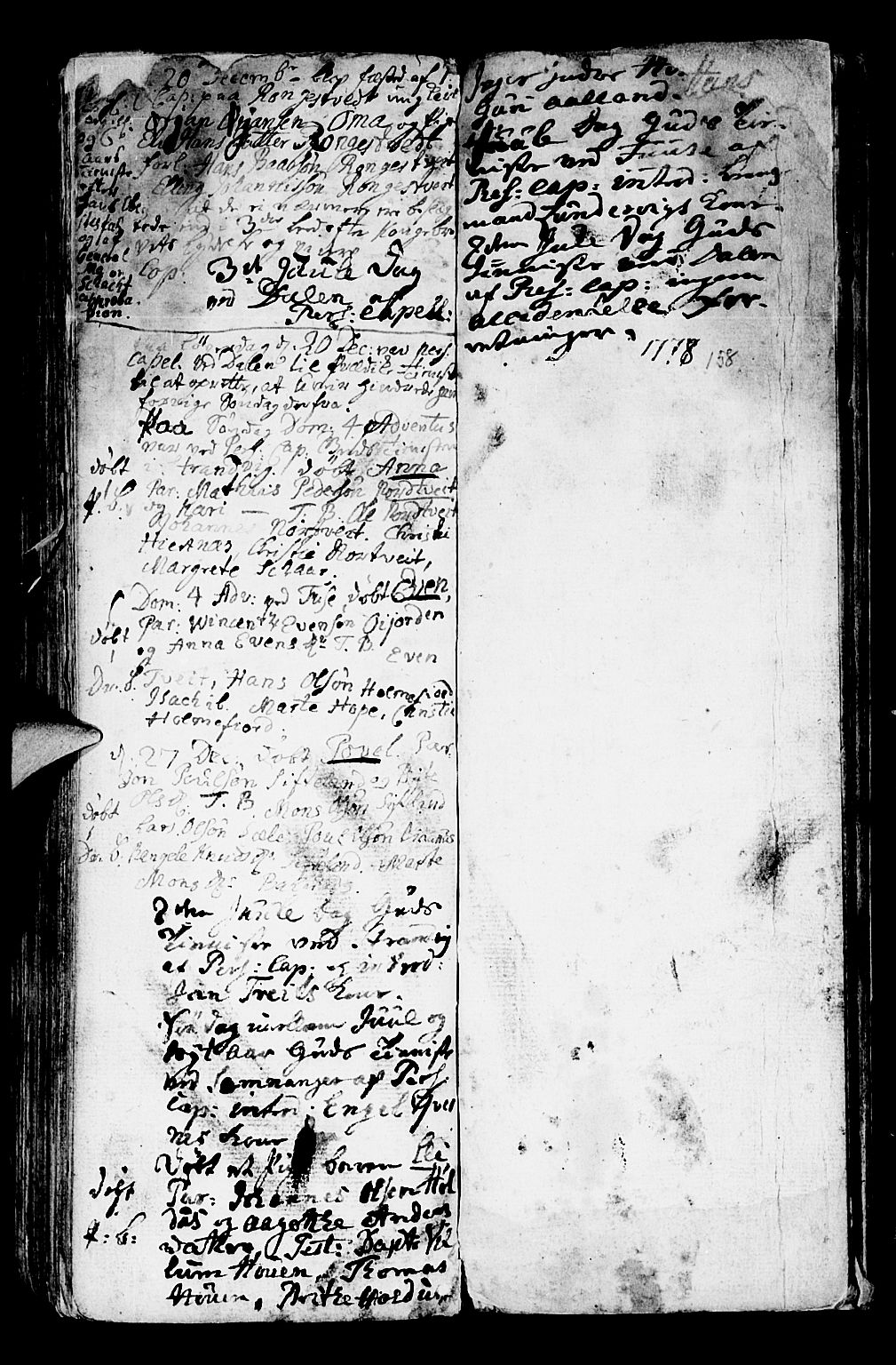 Os sokneprestembete, SAB/A-99929: Parish register (official) no. A 9, 1766-1779, p. 158