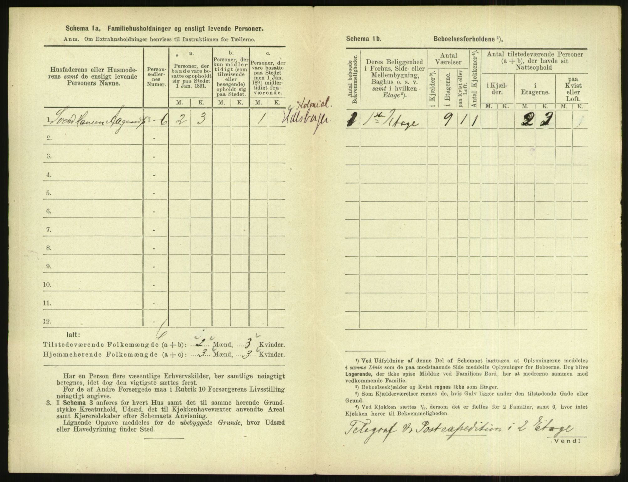 RA, 1891 census for 1004 Flekkefjord, 1891, p. 657