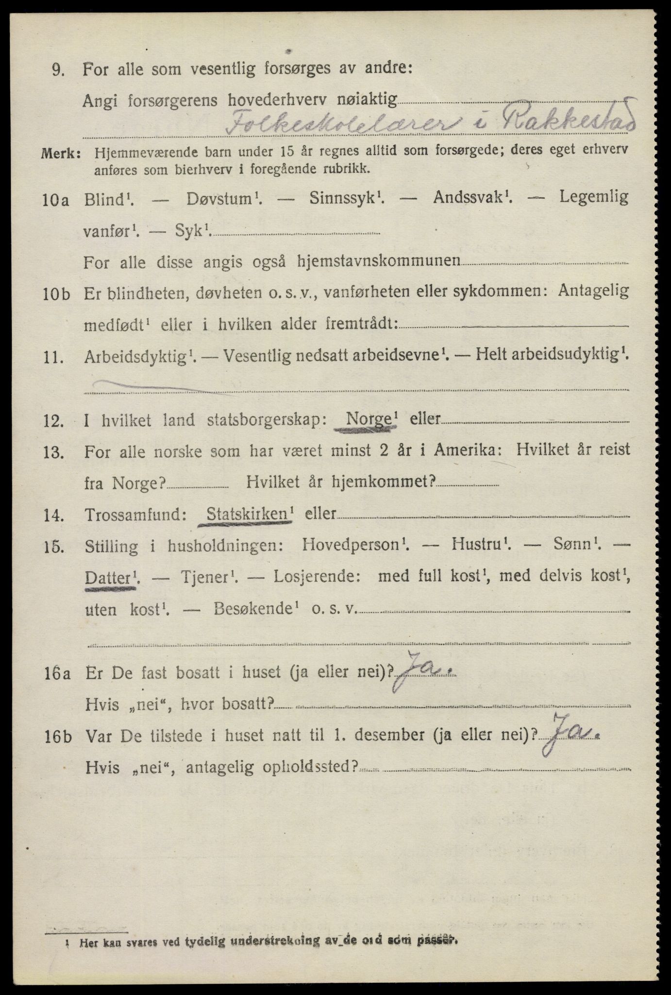 SAO, 1920 census for Rakkestad, 1920, p. 8514