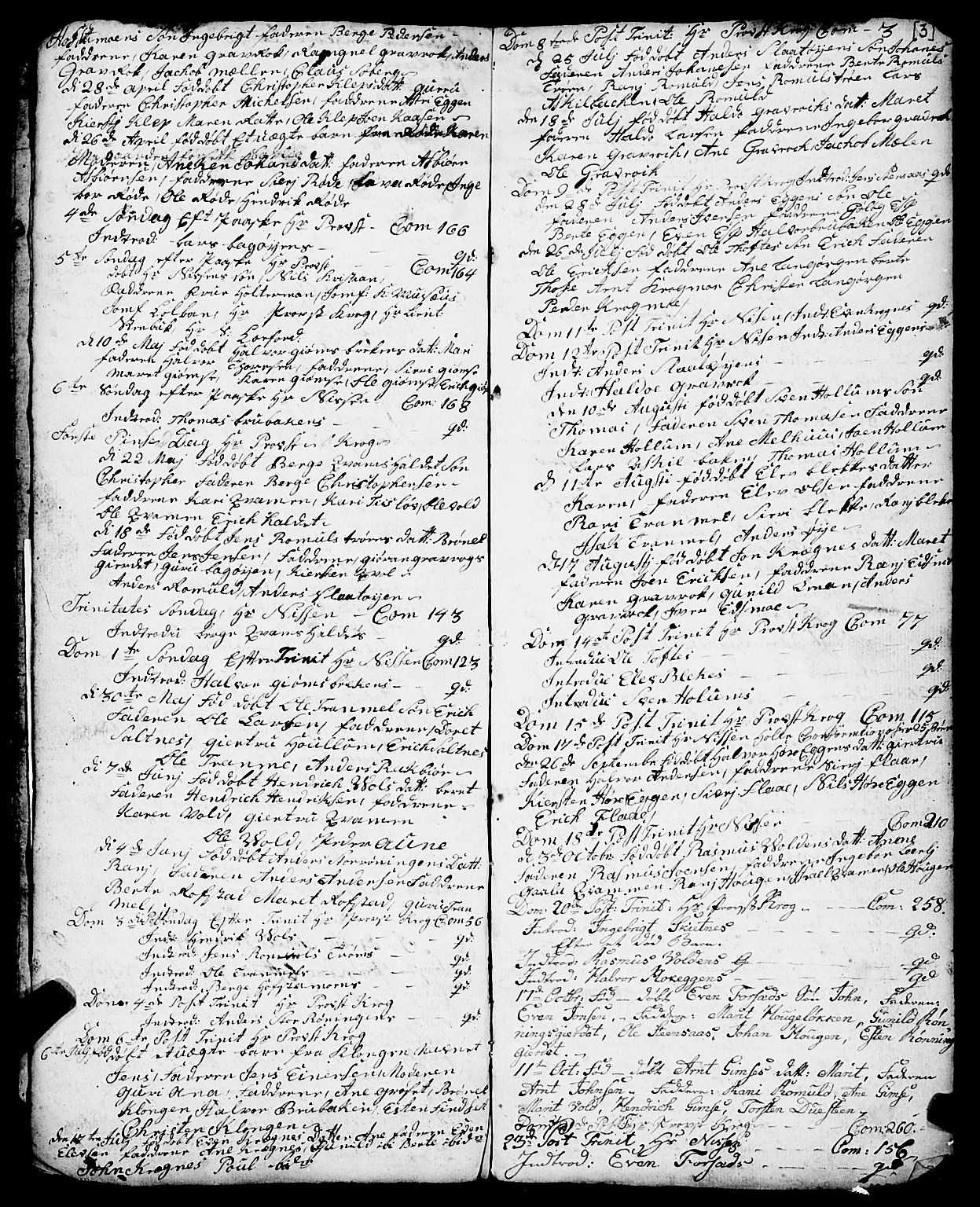 Ministerialprotokoller, klokkerbøker og fødselsregistre - Sør-Trøndelag, SAT/A-1456/691/L1091: Parish register (copy) no. 691C02, 1802-1815, p. 3