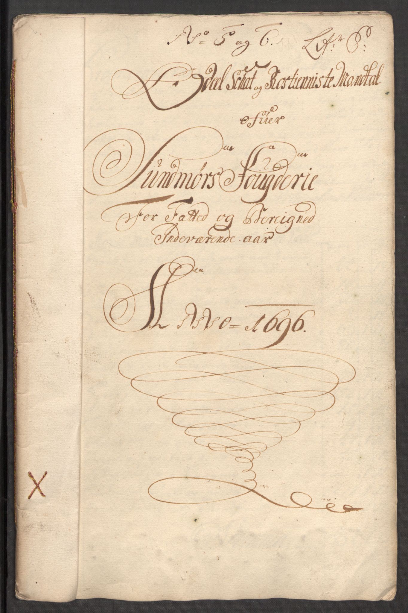 Rentekammeret inntil 1814, Reviderte regnskaper, Fogderegnskap, RA/EA-4092/R54/L3556: Fogderegnskap Sunnmøre, 1696-1698, p. 101