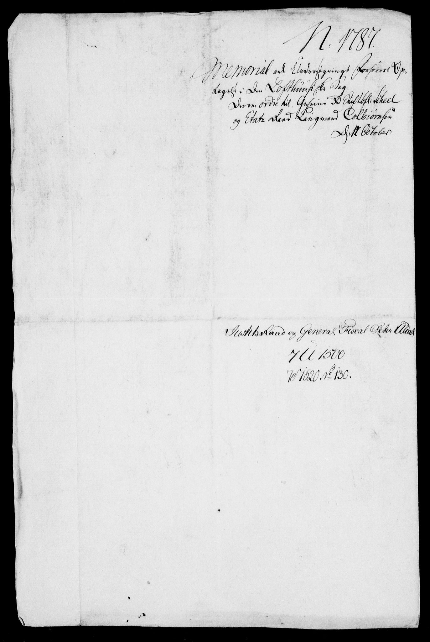 Danske Kanselli, Skapsaker, AV/RA-EA-4061/F/L0097: Skap 16, pakke 7 III, 1787, p. 215