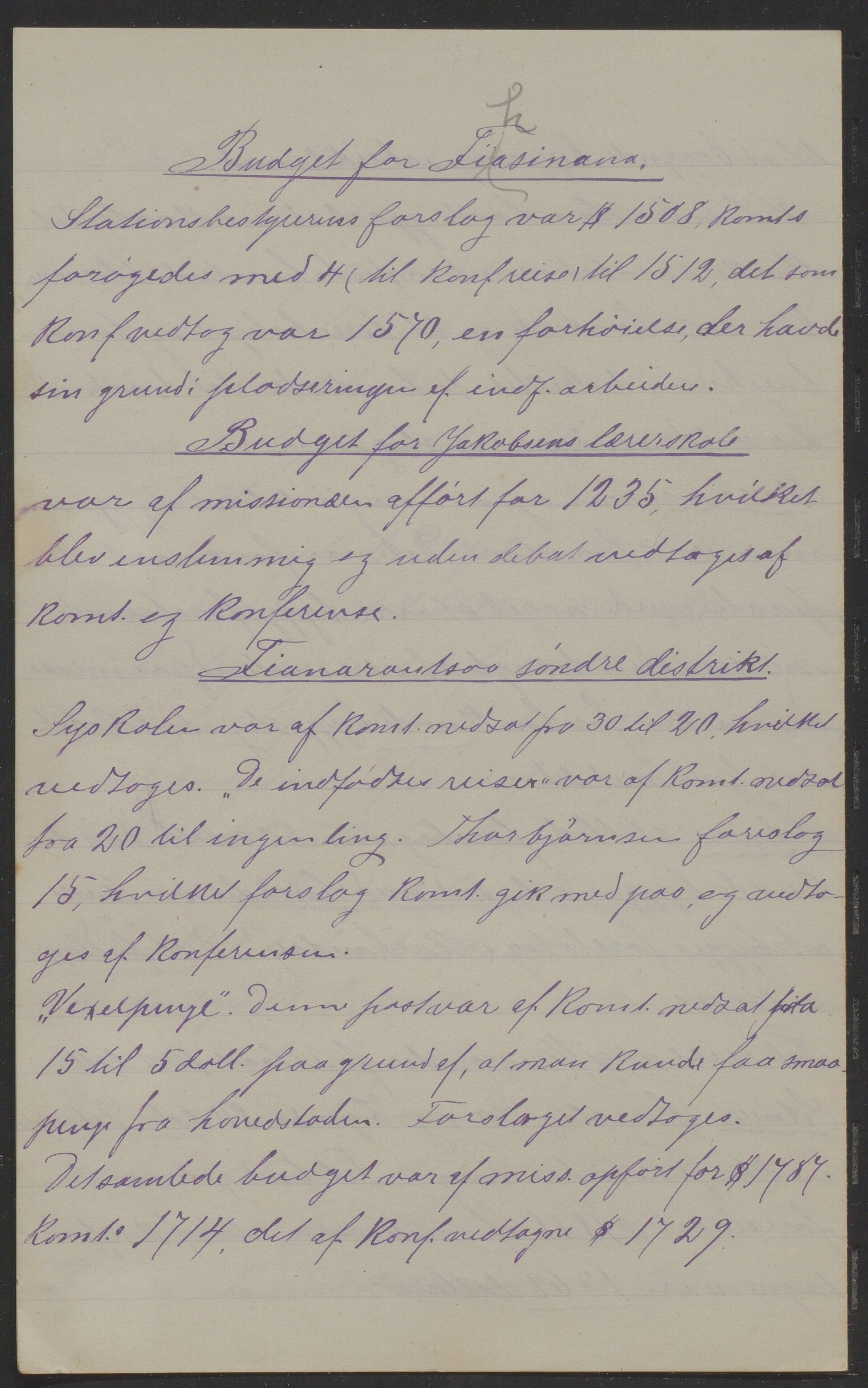 Det Norske Misjonsselskap - hovedadministrasjonen, VID/MA-A-1045/D/Da/Daa/L0039/0007: Konferansereferat og årsberetninger / Konferansereferat fra Madagaskar Innland., 1893