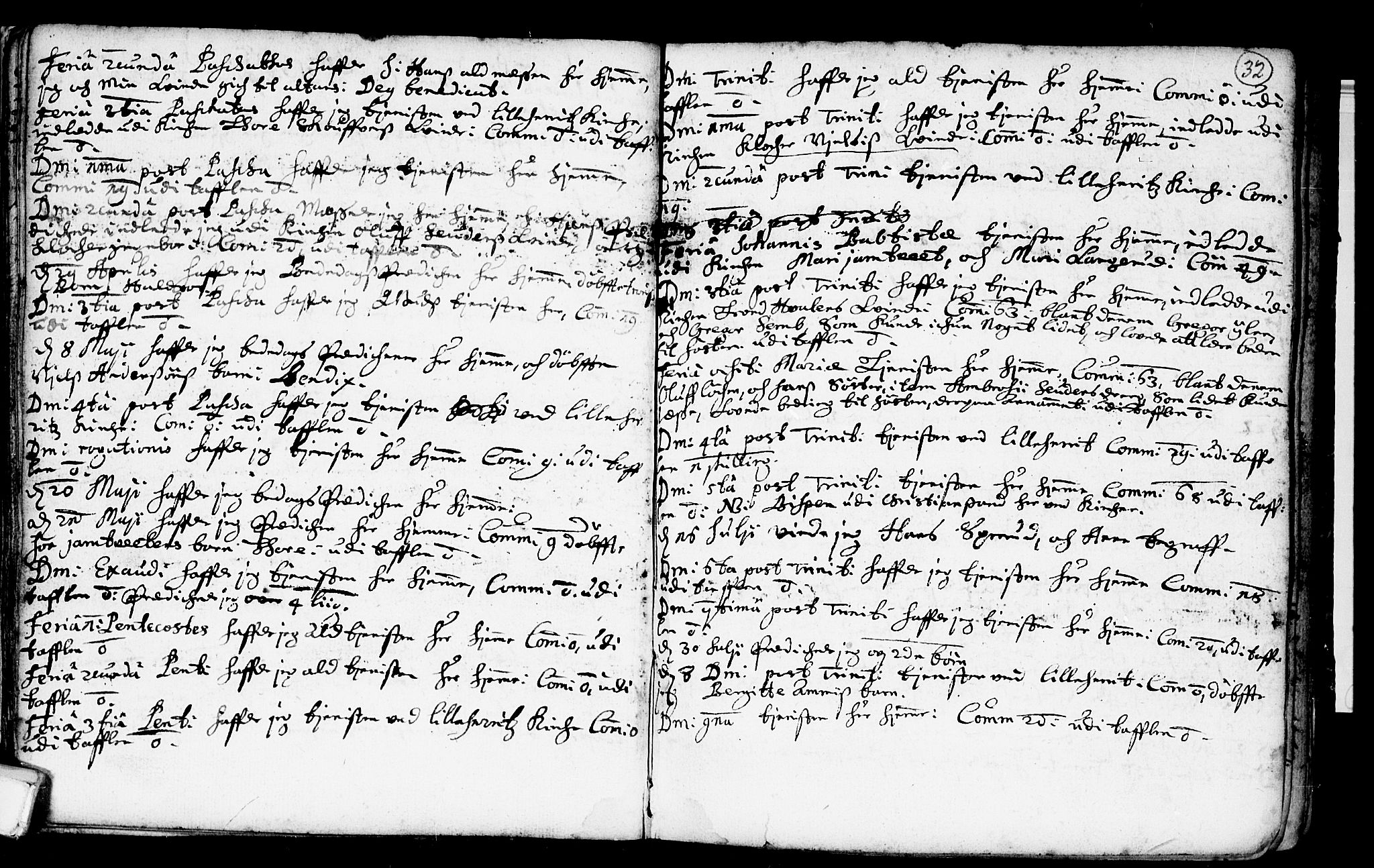 Heddal kirkebøker, SAKO/A-268/F/Fa/L0001: Parish register (official) no. I 1, 1648-1699, p. 32