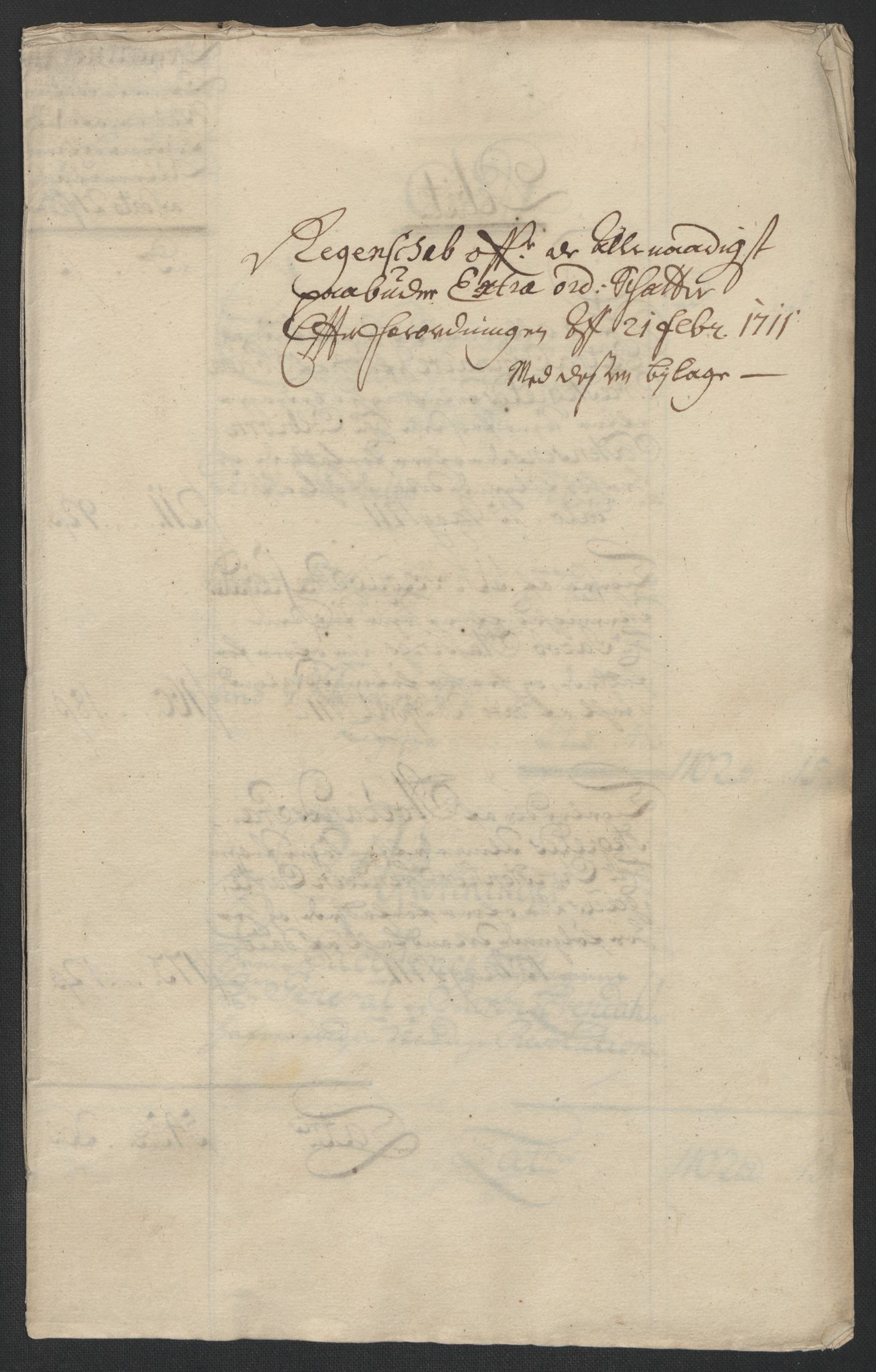 Rentekammeret inntil 1814, Reviderte regnskaper, Fogderegnskap, AV/RA-EA-4092/R11/L0593: Fogderegnskap Nedre Romerike, 1711, p. 184