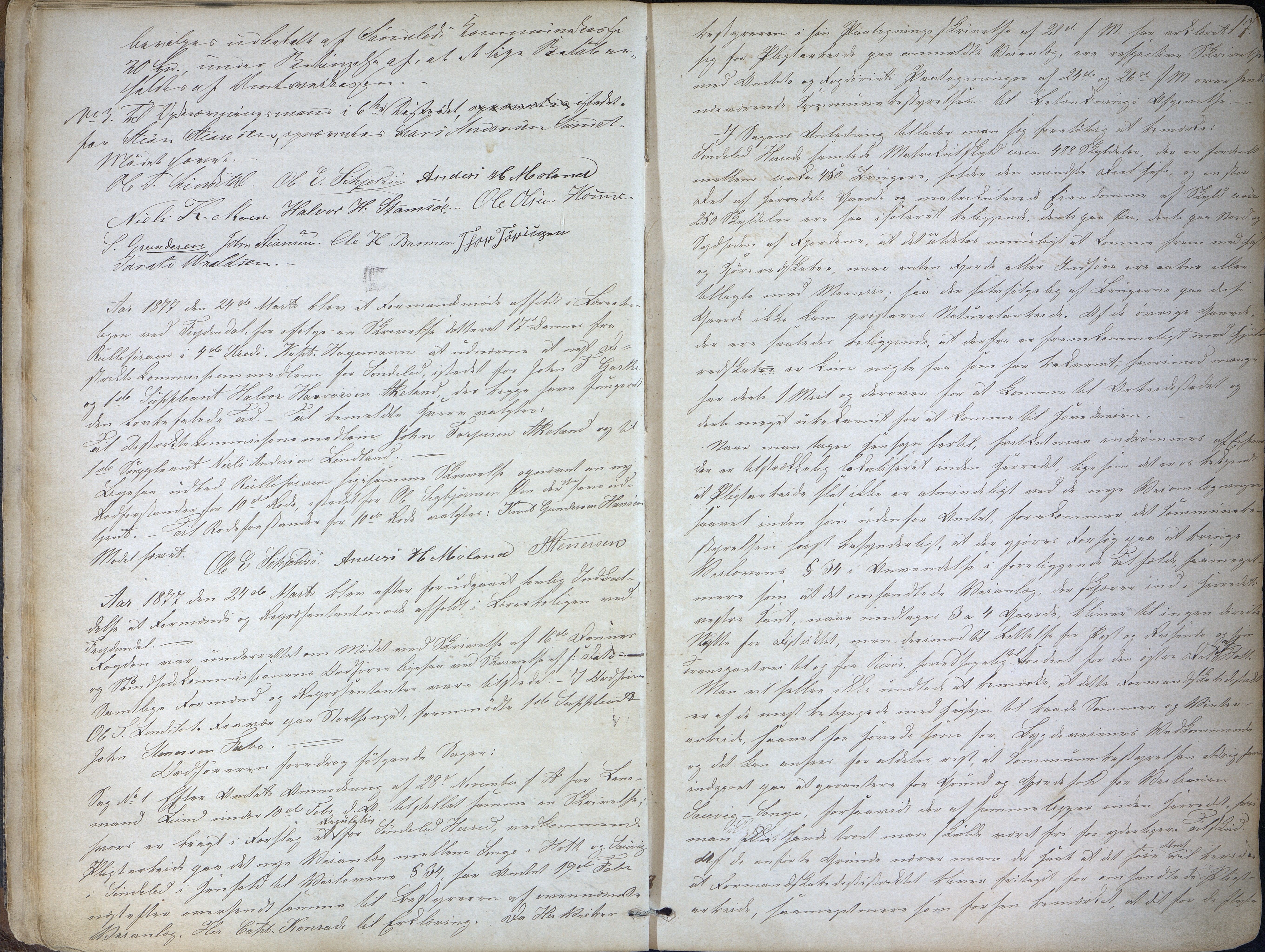 Søndeled kommune, AAKS/KA0913-PK/1/01/L0002: Forhandlingsprotokoll, 1874-1896, p. 17