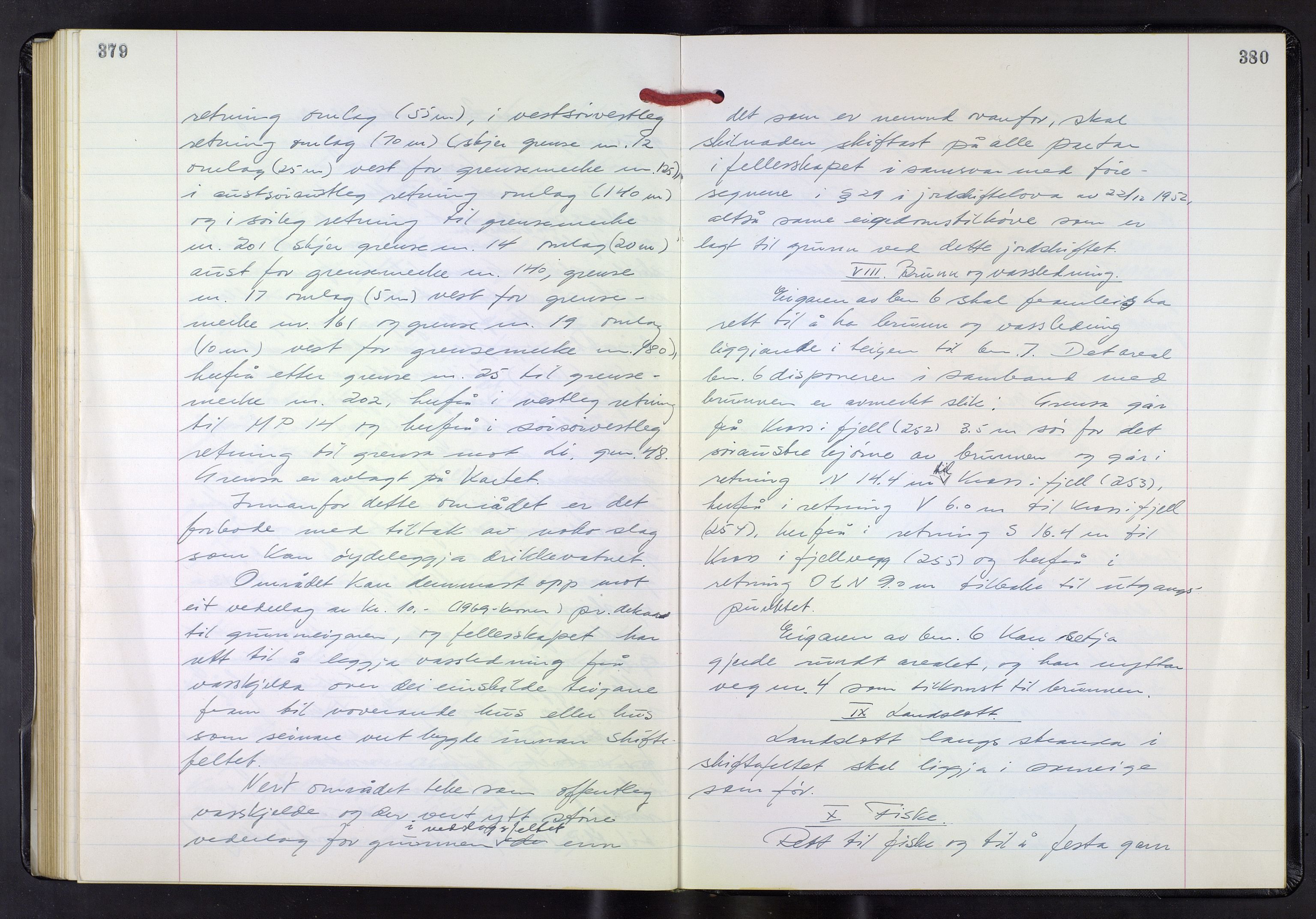 Hordaland jordskiftedøme - III Midhordland jordskiftedistrikt, AV/SAB-A-7001/A/Aa/L0038: Forhandlingsprotokoll, 1963-1969, p. 379-380