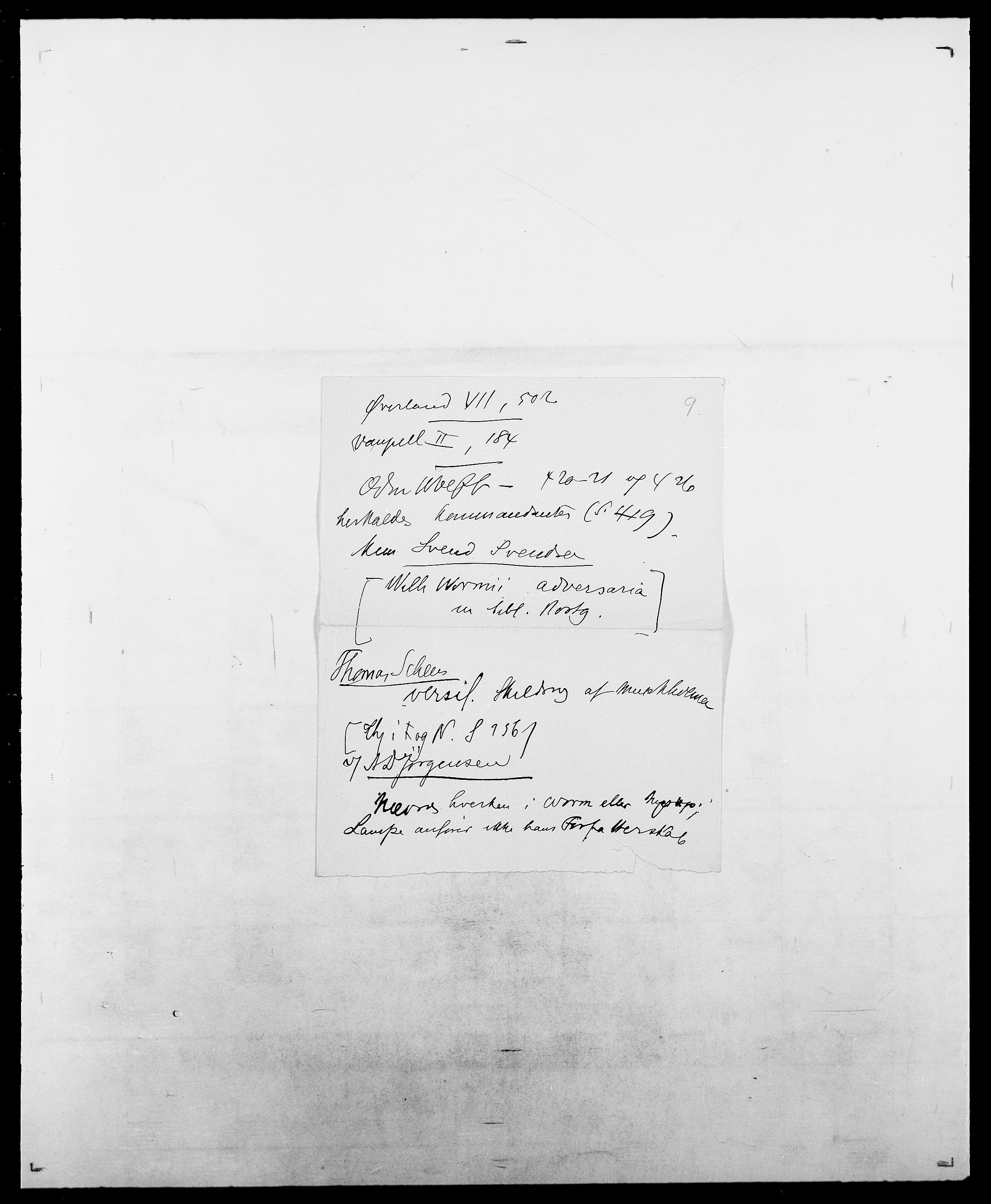 Delgobe, Charles Antoine - samling, AV/SAO-PAO-0038/D/Da/L0034: Saabye - Schmincke, p. 446