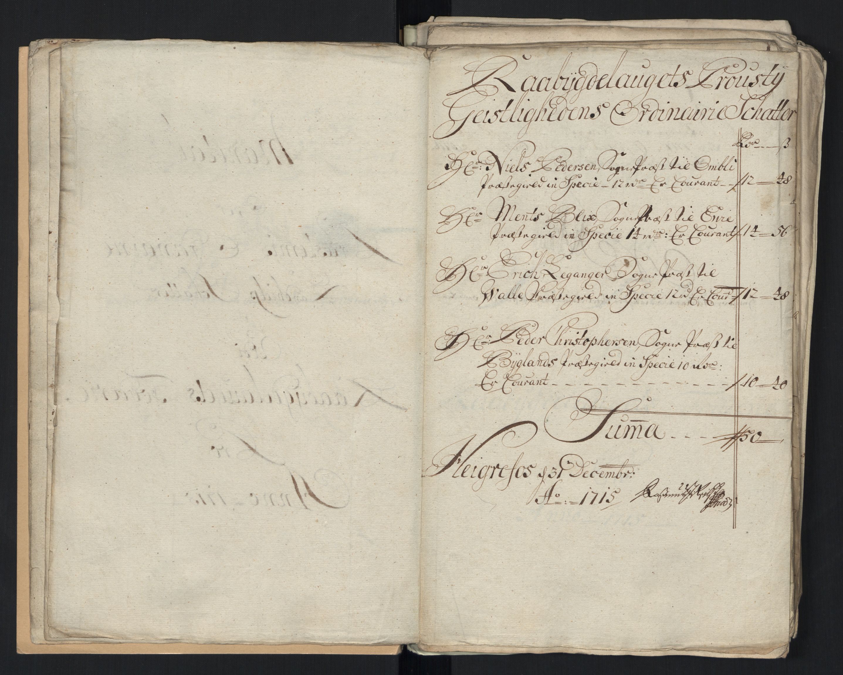 Rentekammeret inntil 1814, Reviderte regnskaper, Fogderegnskap, RA/EA-4092/R40/L2451: Fogderegnskap Råbyggelag, 1714-1715, p. 242