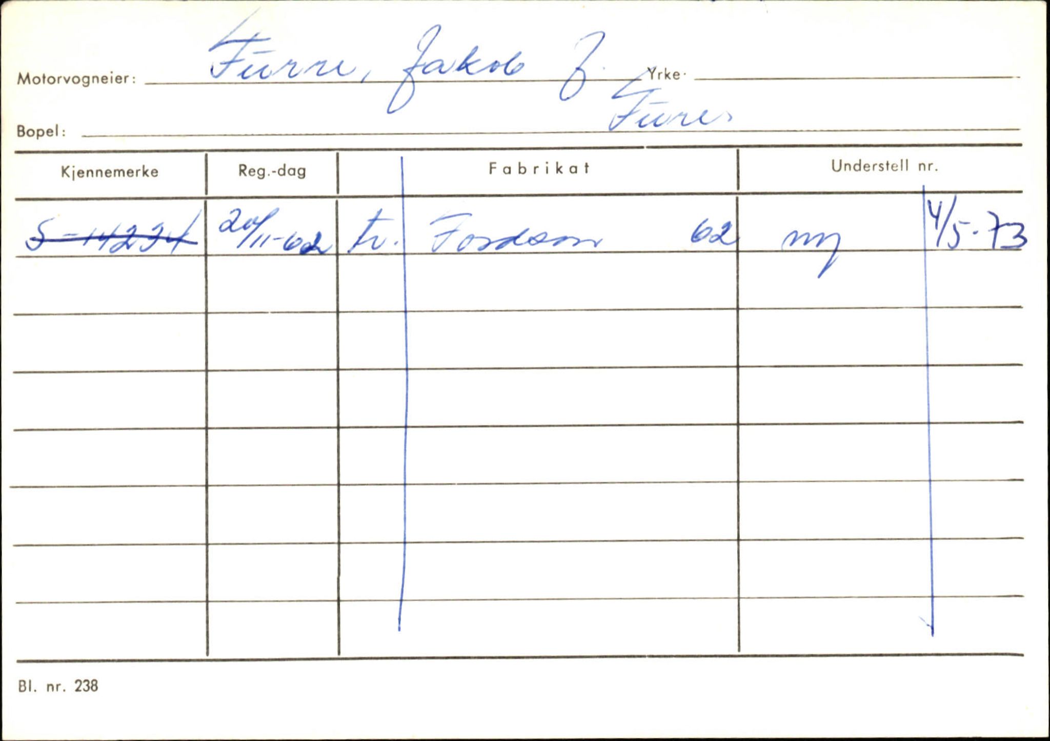 Statens vegvesen, Sogn og Fjordane vegkontor, AV/SAB-A-5301/4/F/L0132: Eigarregister Askvoll A-Å. Balestrand A-Å, 1945-1975, p. 343