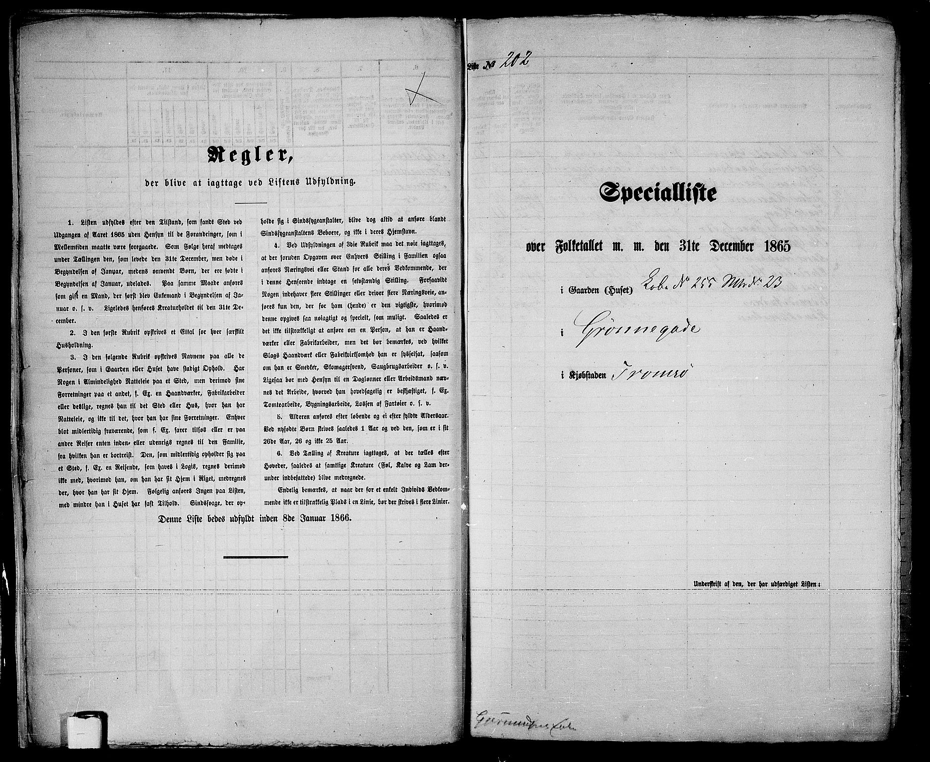 RA, 1865 census for Tromsø, 1865, p. 420