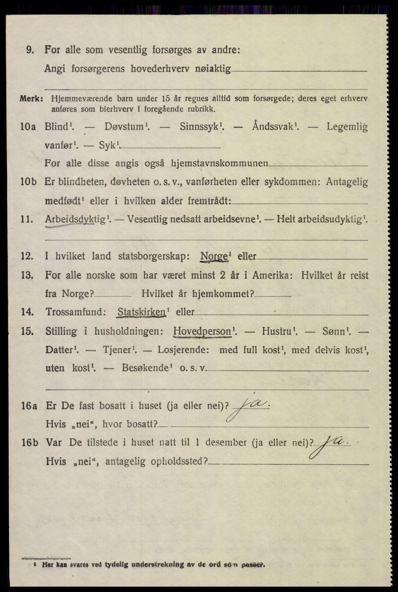 SAH, 1920 census for Elverum, 1920, p. 25511