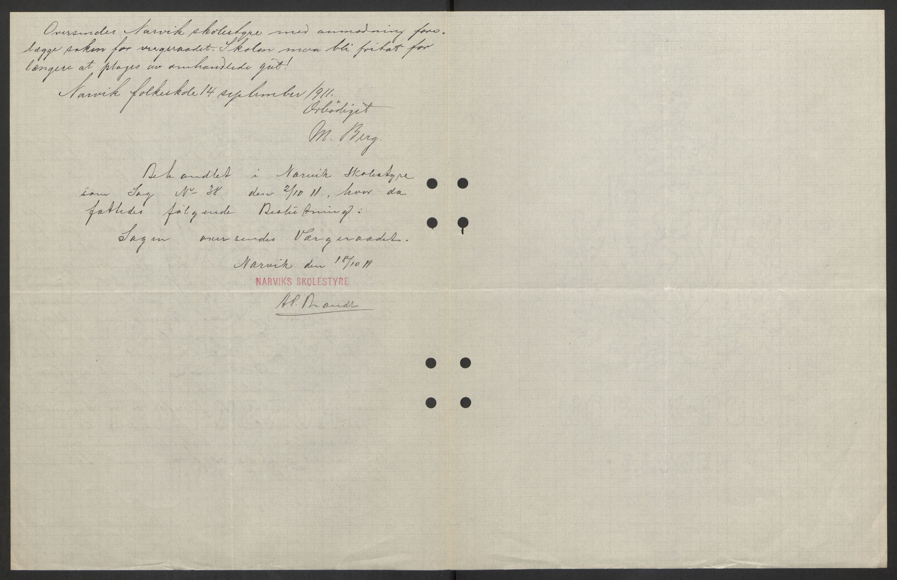 Falstad skolehjem, RA/S-1676/E/Eb/L0011: Elevmapper løpenr.. 240-260, 1911-1918, p. 191