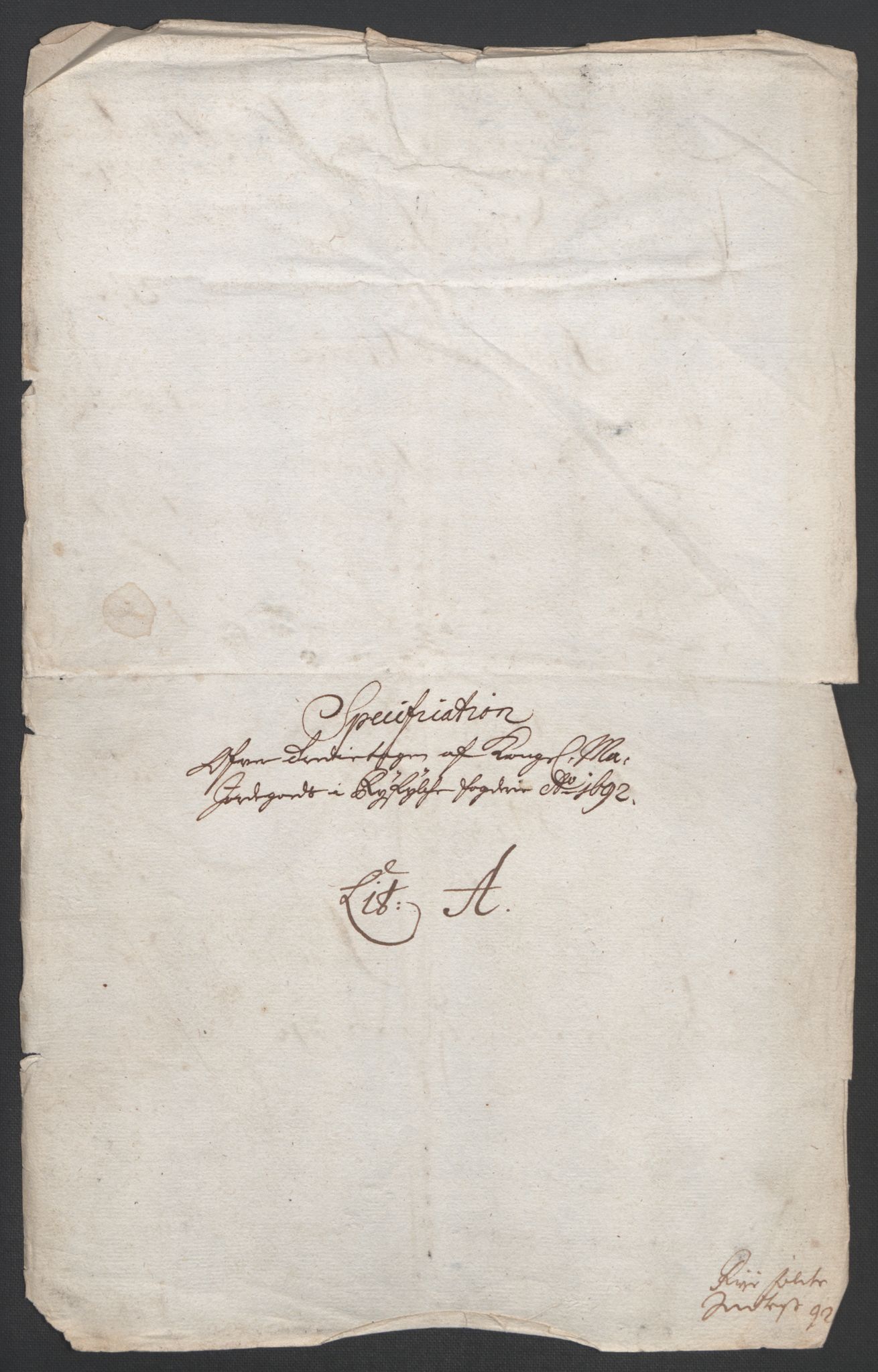 Rentekammeret inntil 1814, Reviderte regnskaper, Fogderegnskap, RA/EA-4092/R47/L2856: Fogderegnskap Ryfylke, 1689-1693, p. 452