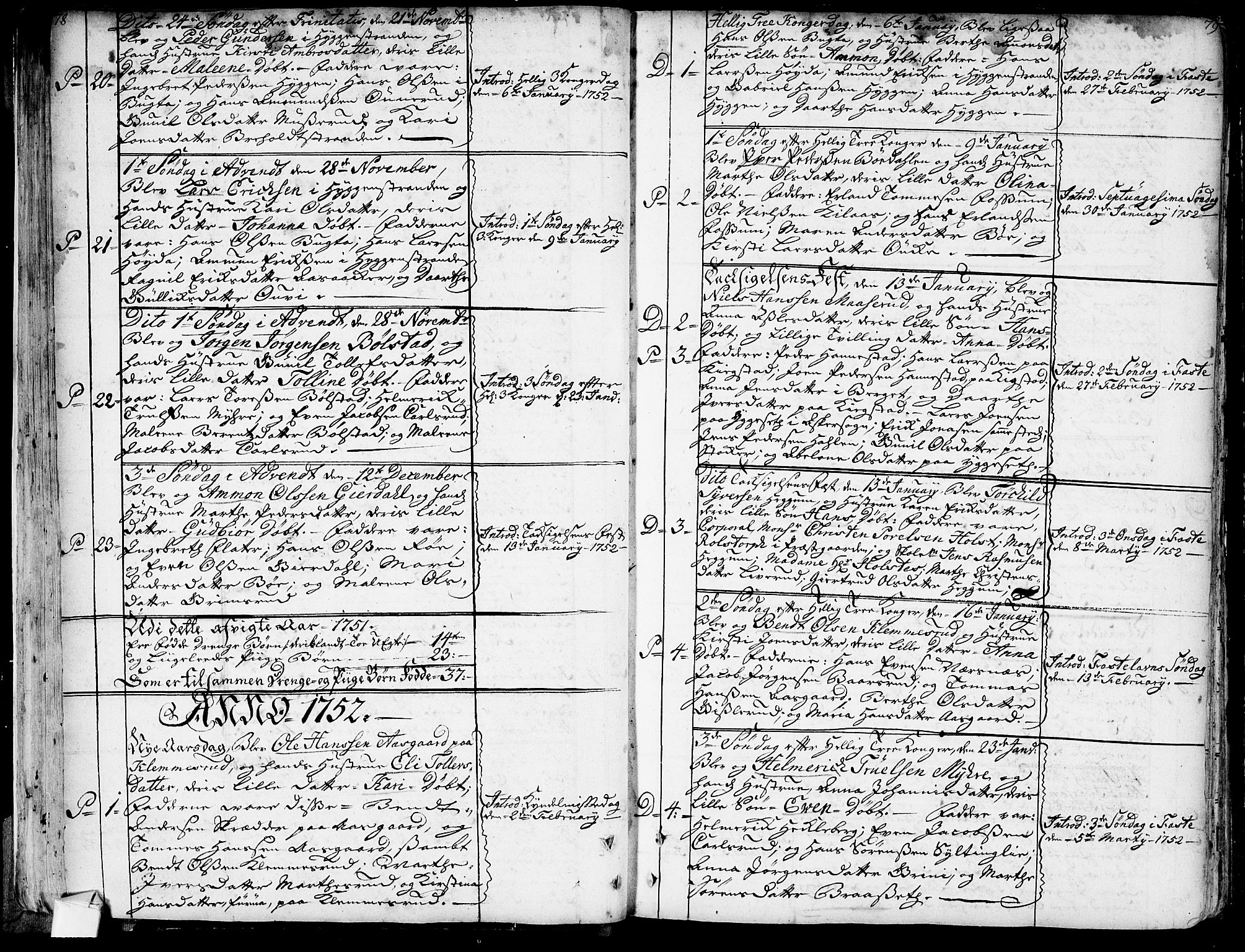 Røyken kirkebøker, SAKO/A-241/G/Ga/L0001: Parish register (copy) no. 1, 1740-1768, p. 78-79