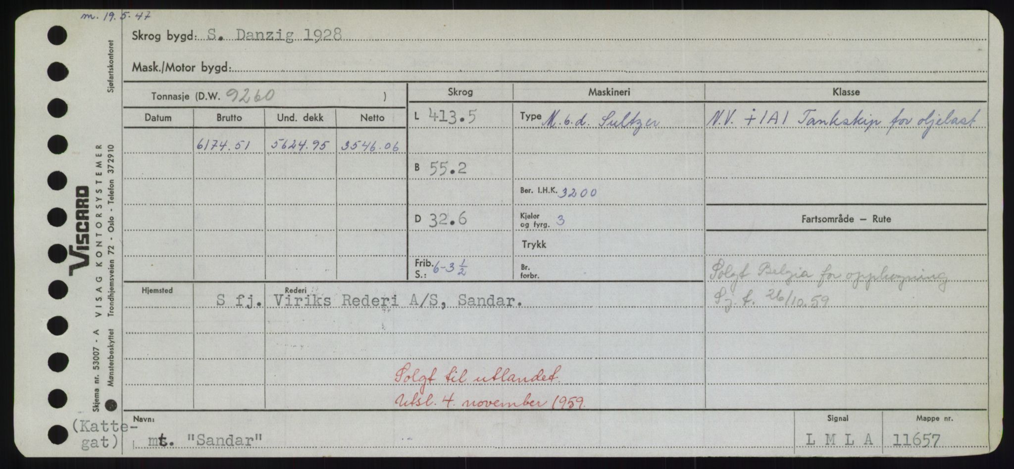 Sjøfartsdirektoratet med forløpere, Skipsmålingen, RA/S-1627/H/Hd/L0032: Fartøy, San-Seve, p. 37