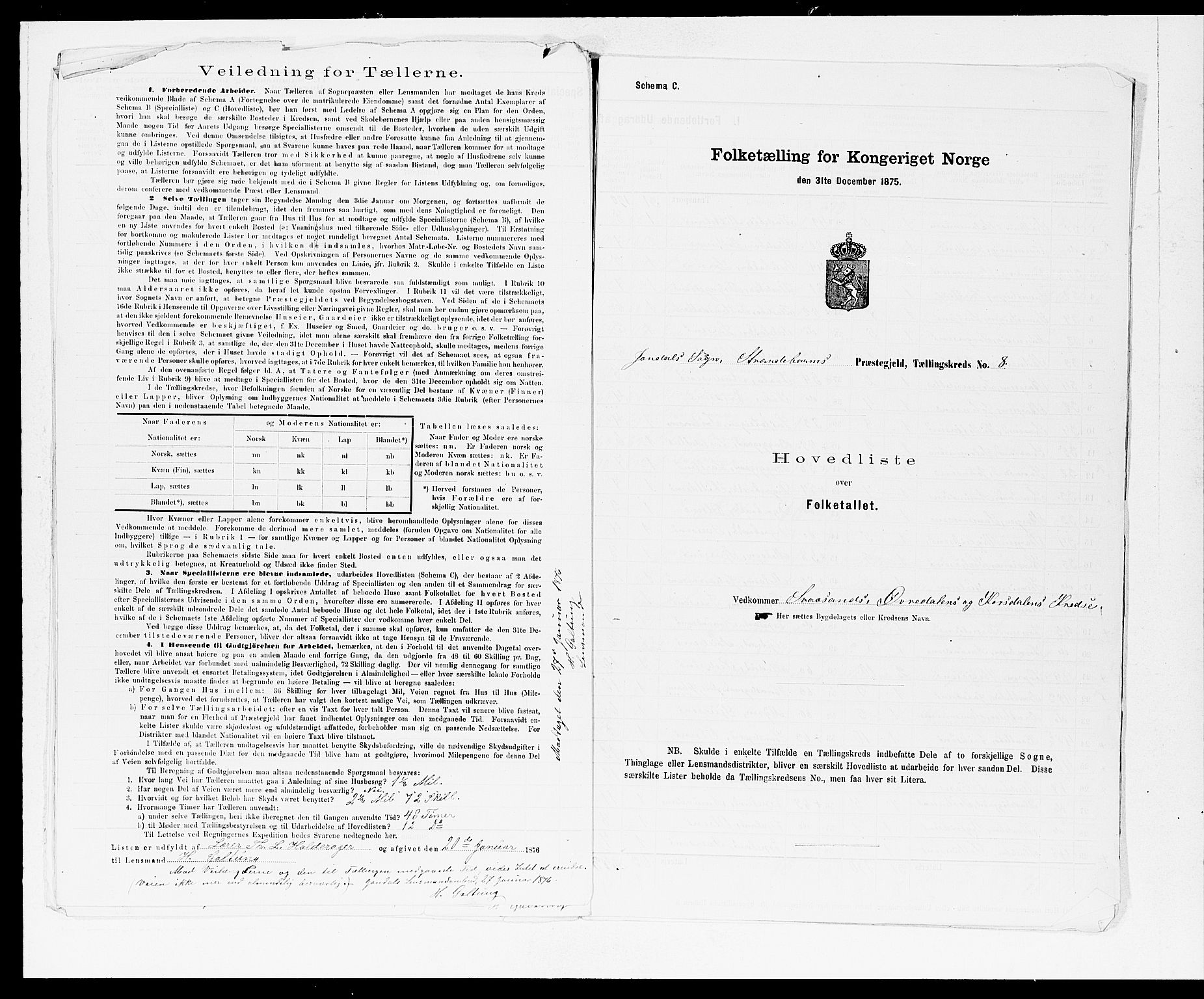 SAB, 1875 census for 1226P Strandebarm, 1875, p. 22